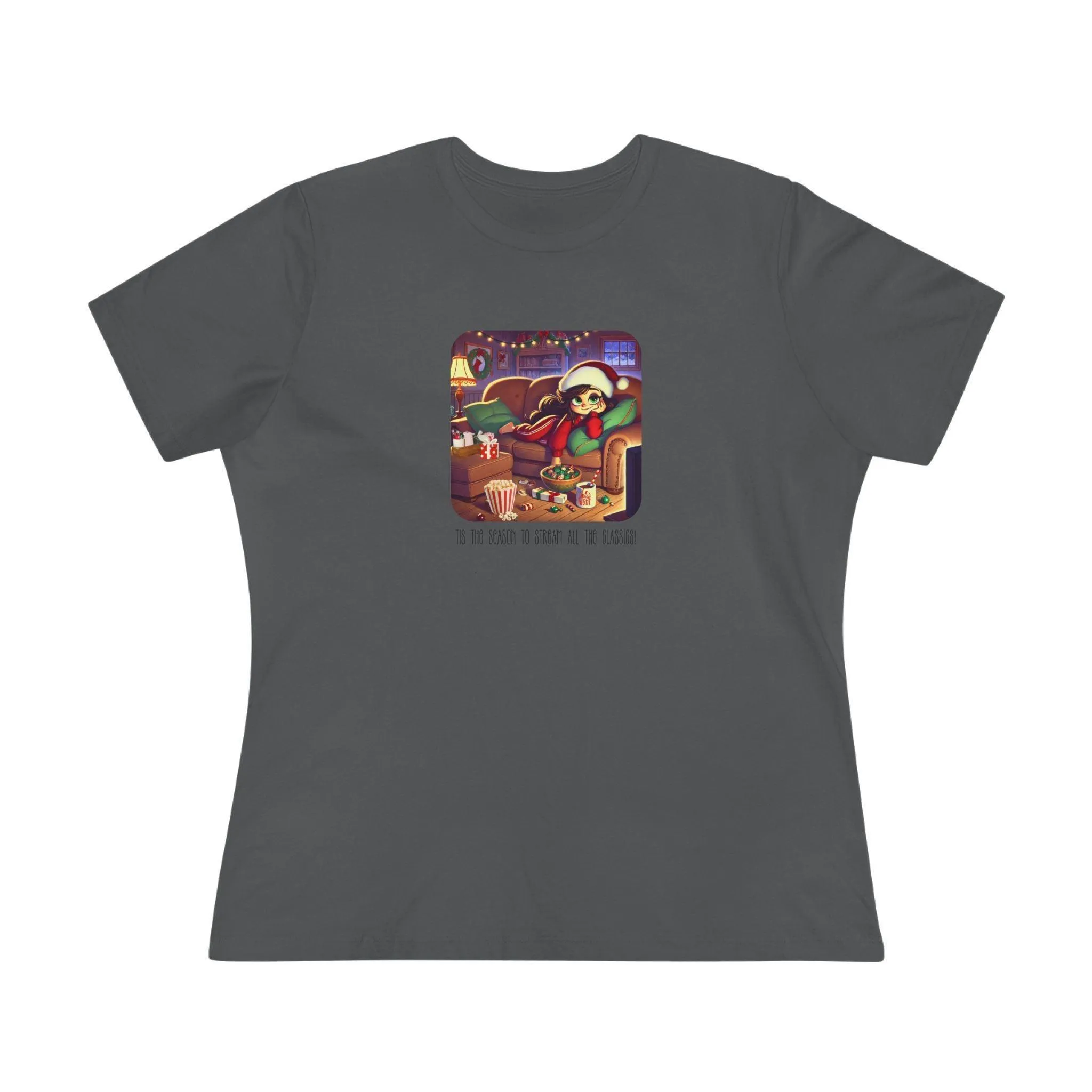 🎅🍿 'Tis the Season to Binge All the Classics! 🎄🎁  - Women's Softstyle Tee