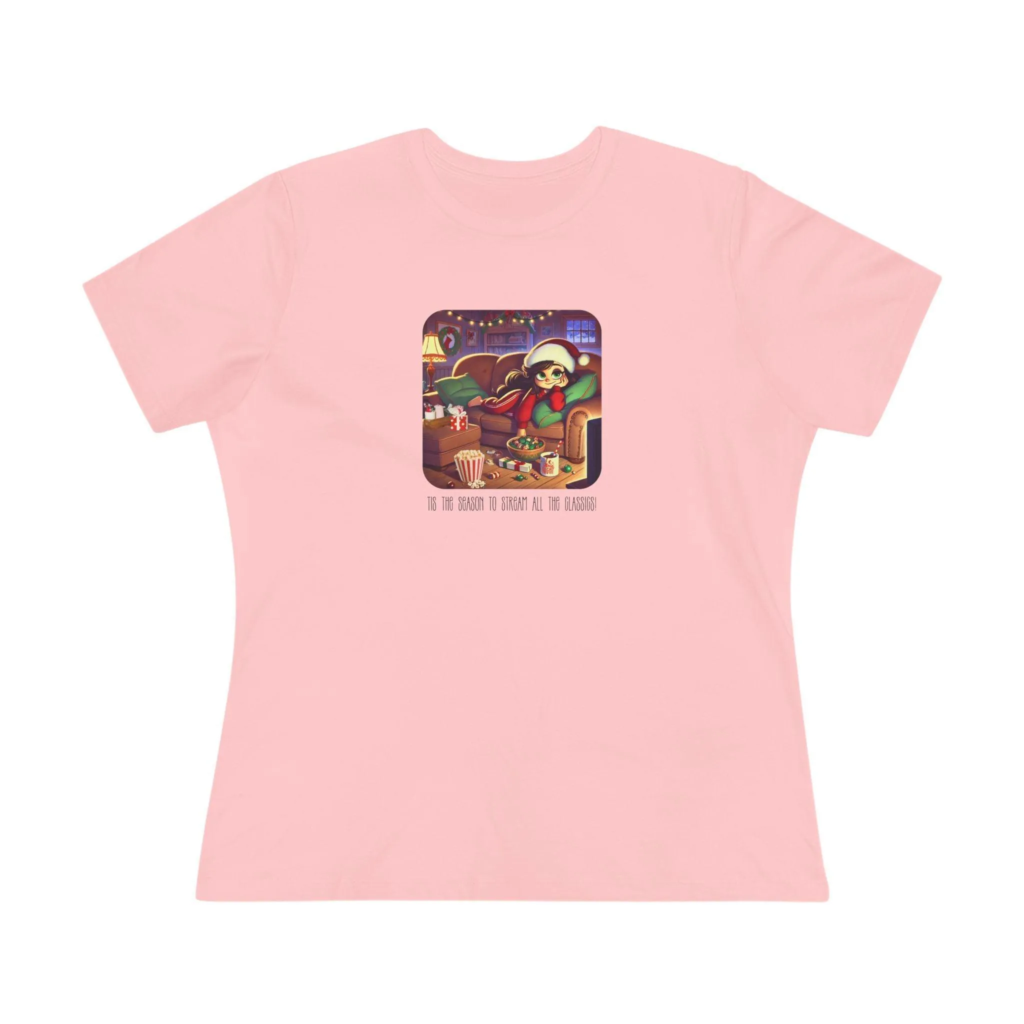 🎅🍿 'Tis the Season to Binge All the Classics! 🎄🎁  - Women's Softstyle Tee