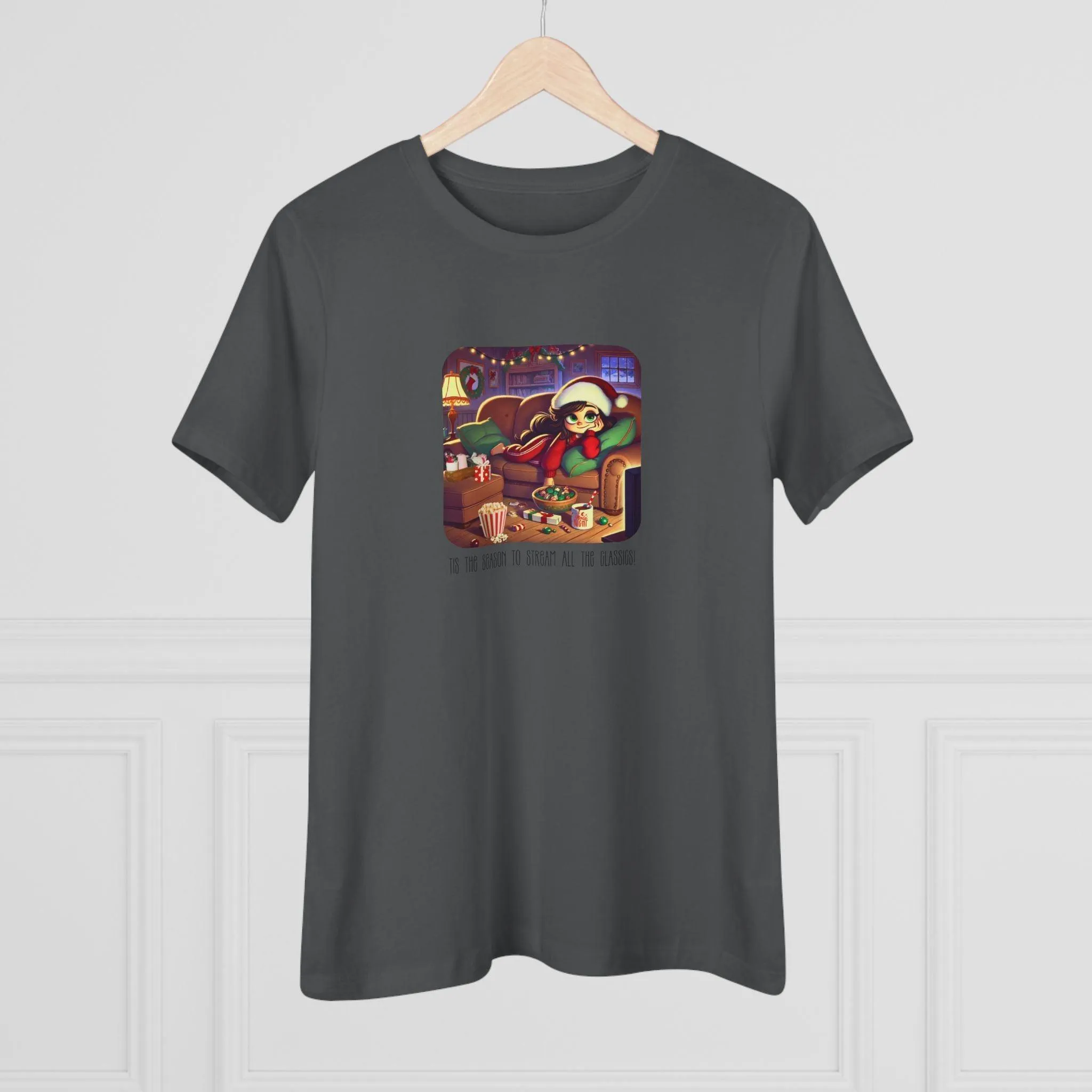 🎅🍿 'Tis the Season to Binge All the Classics! 🎄🎁  - Women's Softstyle Tee