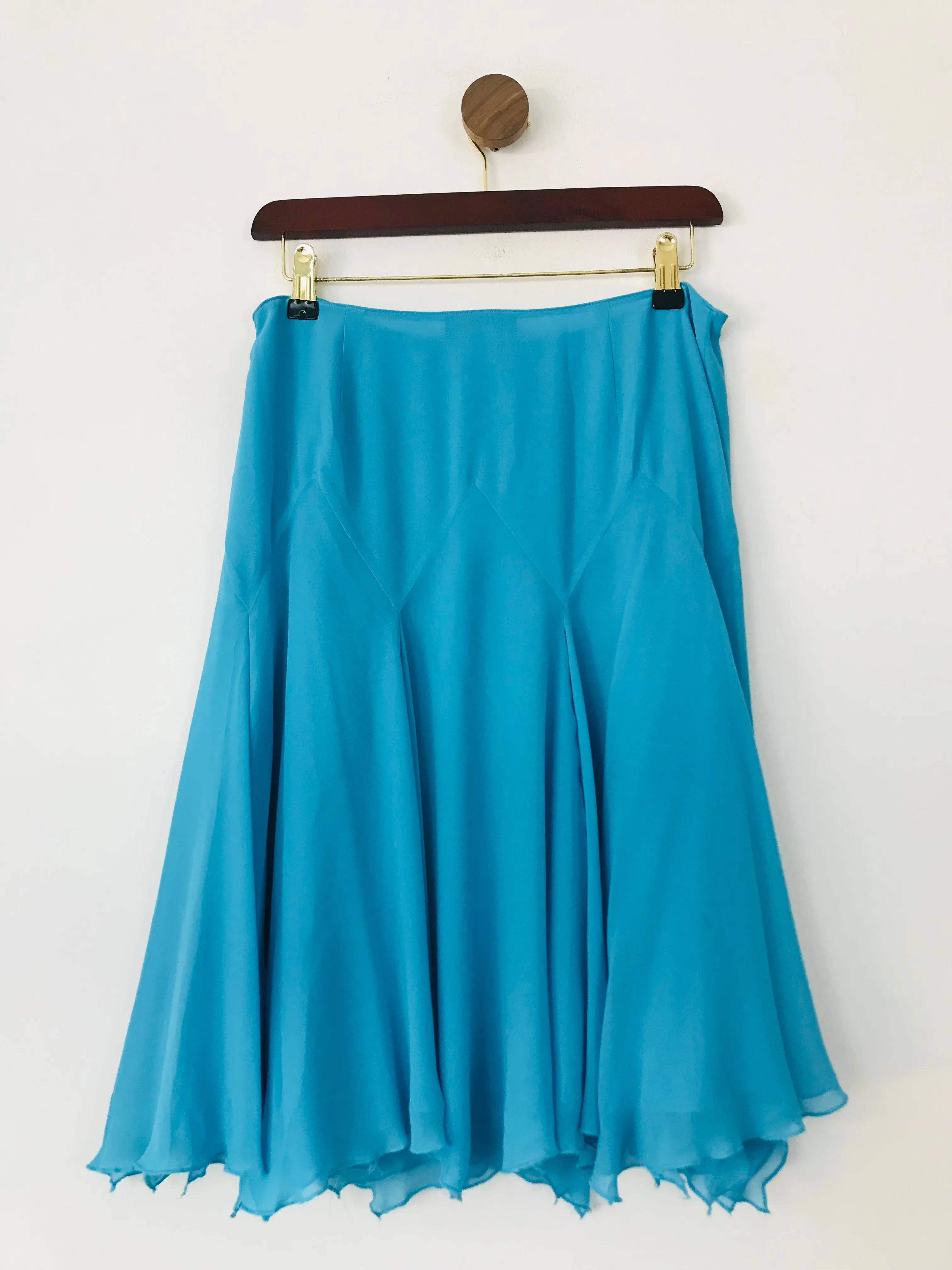 After Six Women's Slit A-Line Skirt | UK14 | Blue