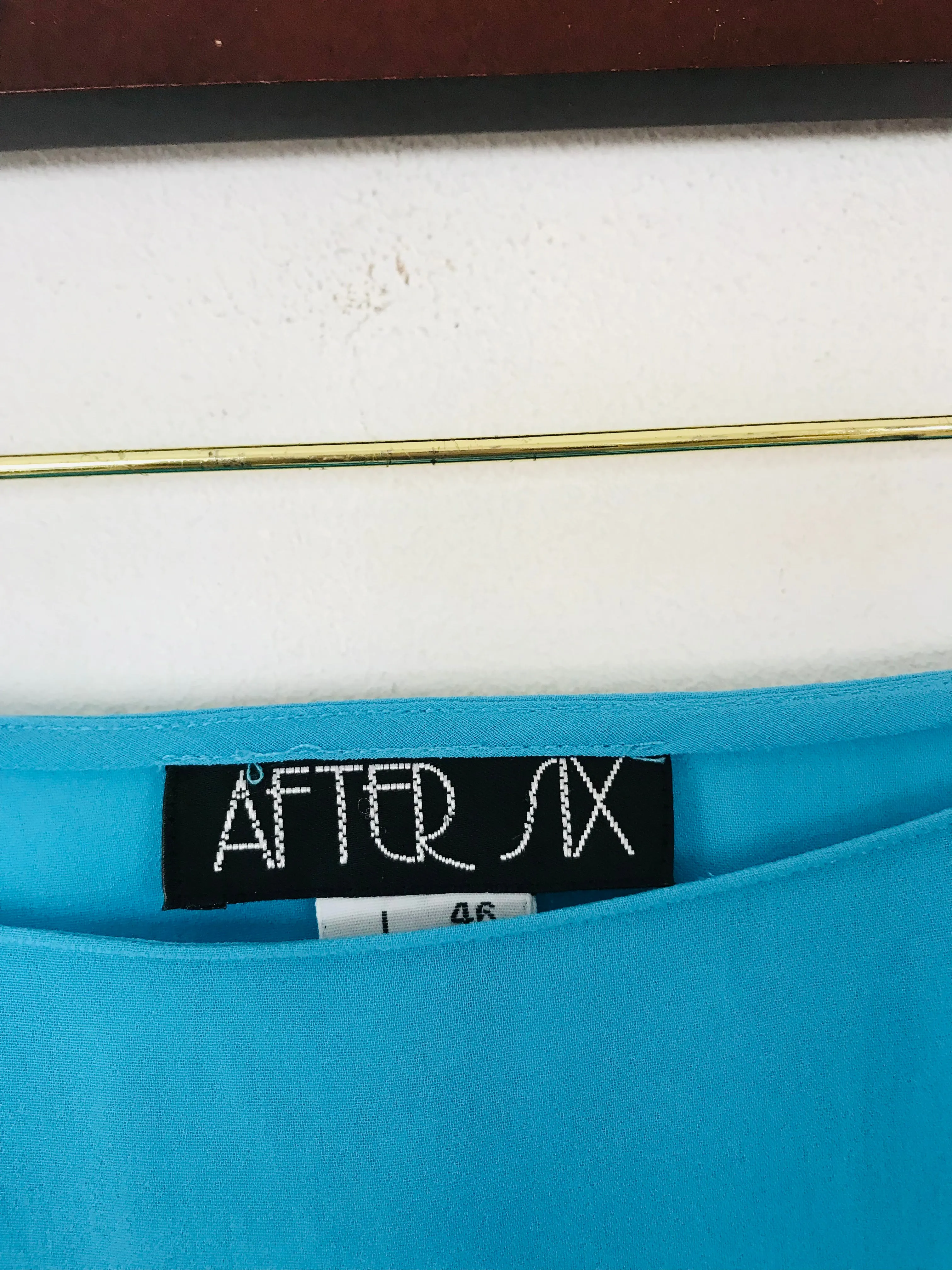 After Six Women's Slit A-Line Skirt | UK14 | Blue