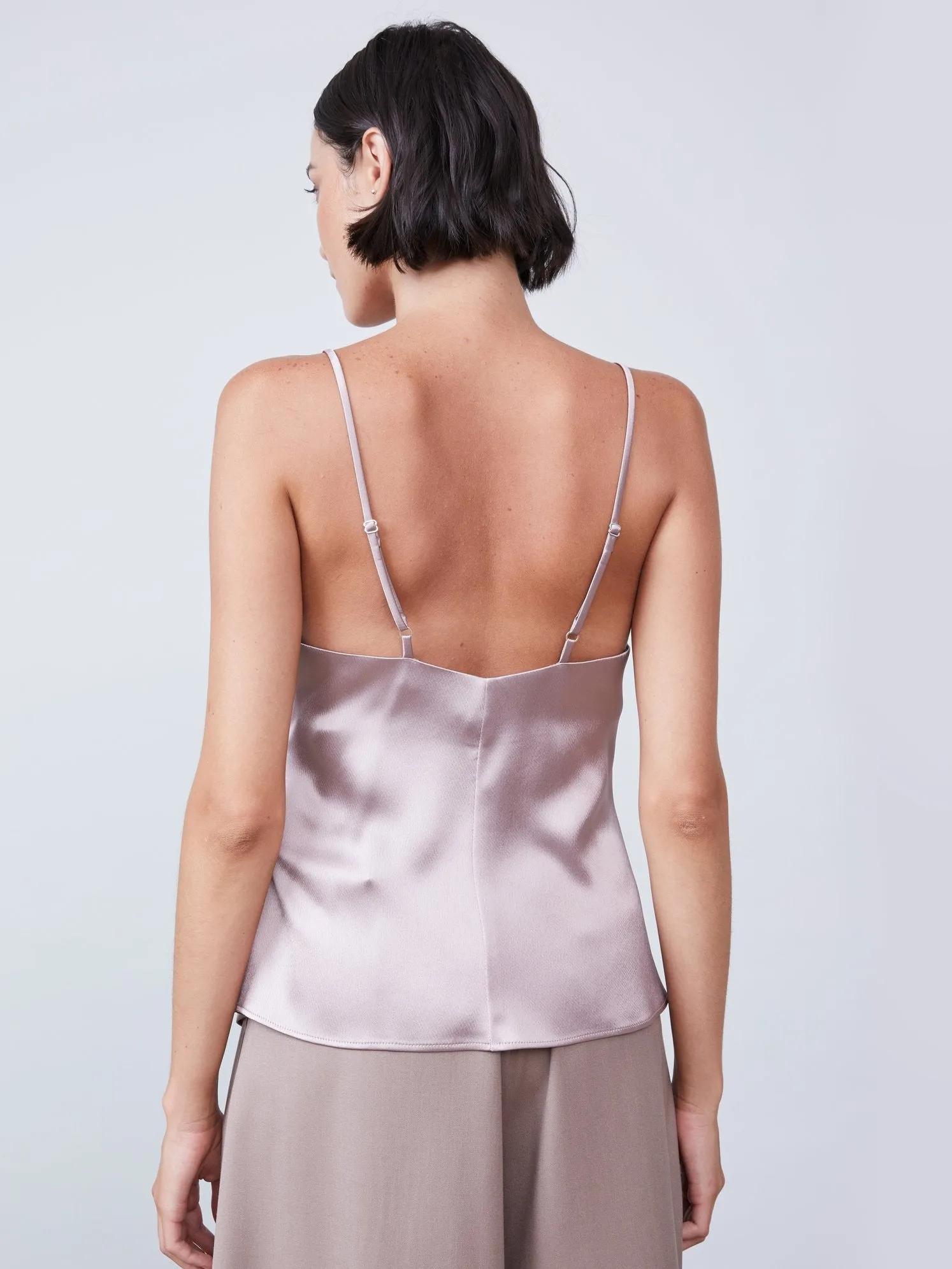 Alannah Asymmetrical Cami - Mink