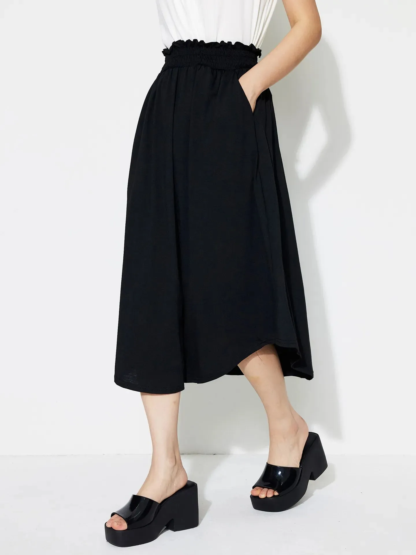 Black A-Line Skirt
