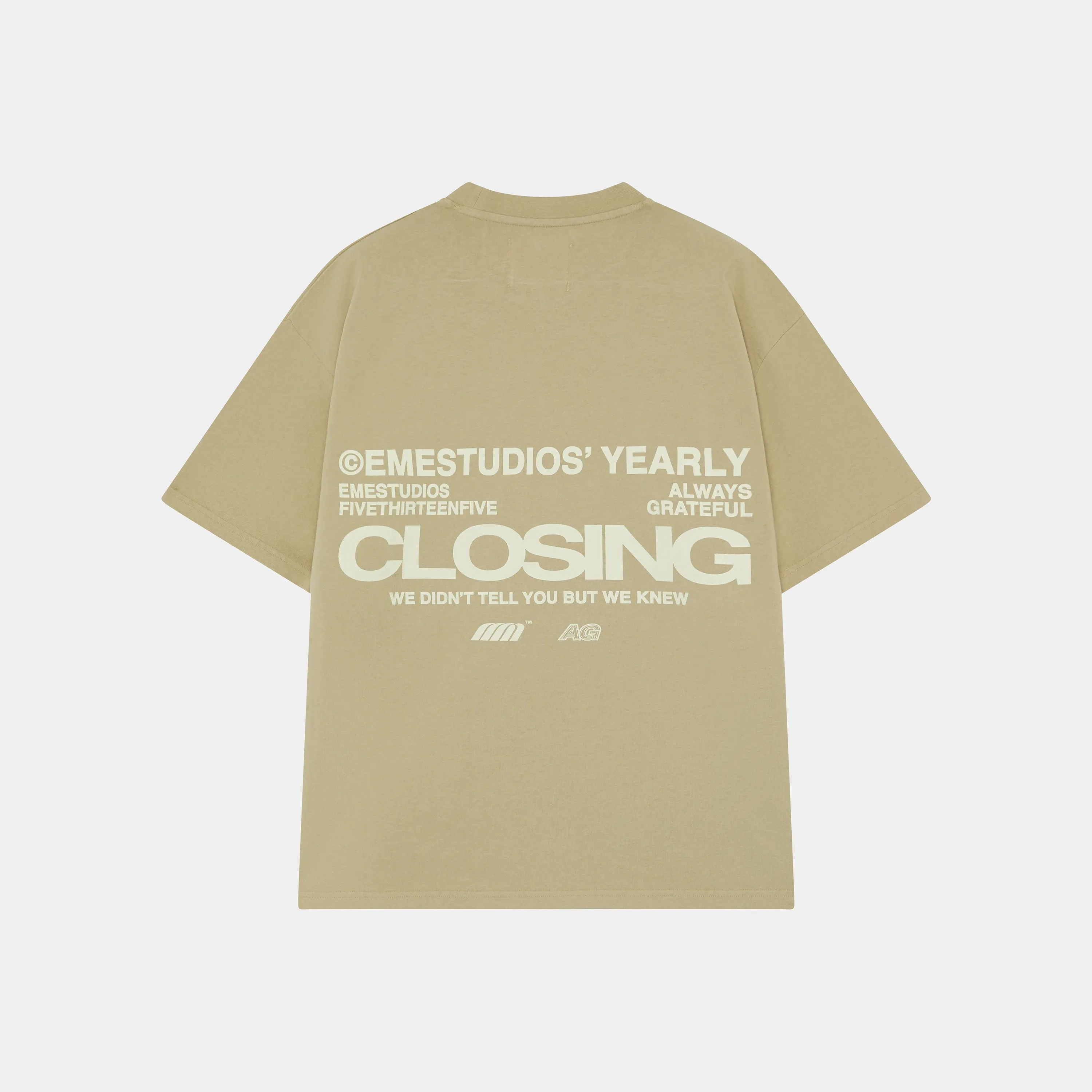 Closing Moss Oversized Tee