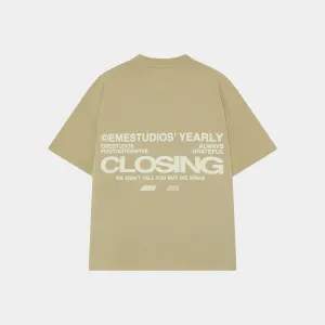 Closing Moss Oversized Tee