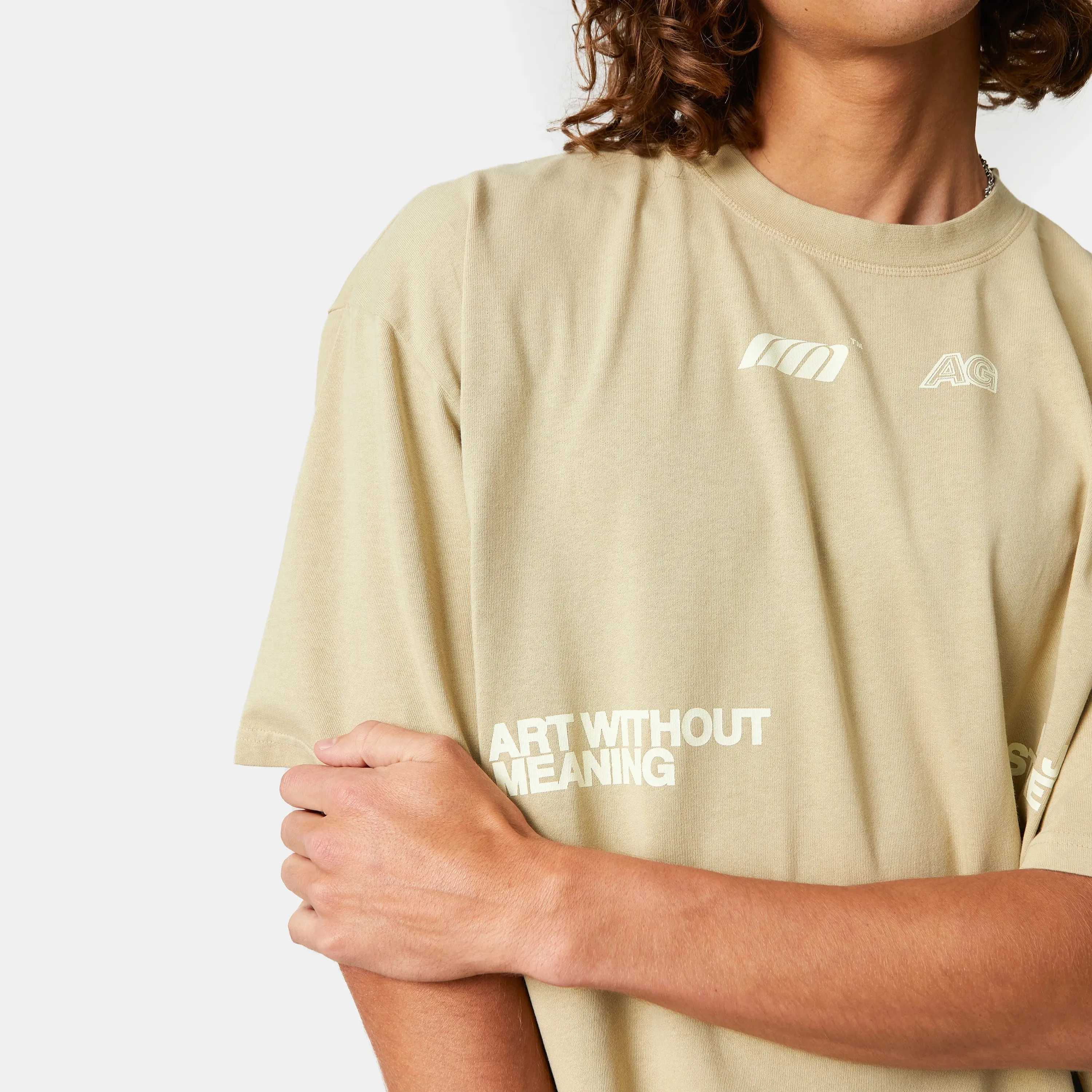 Closing Moss Oversized Tee