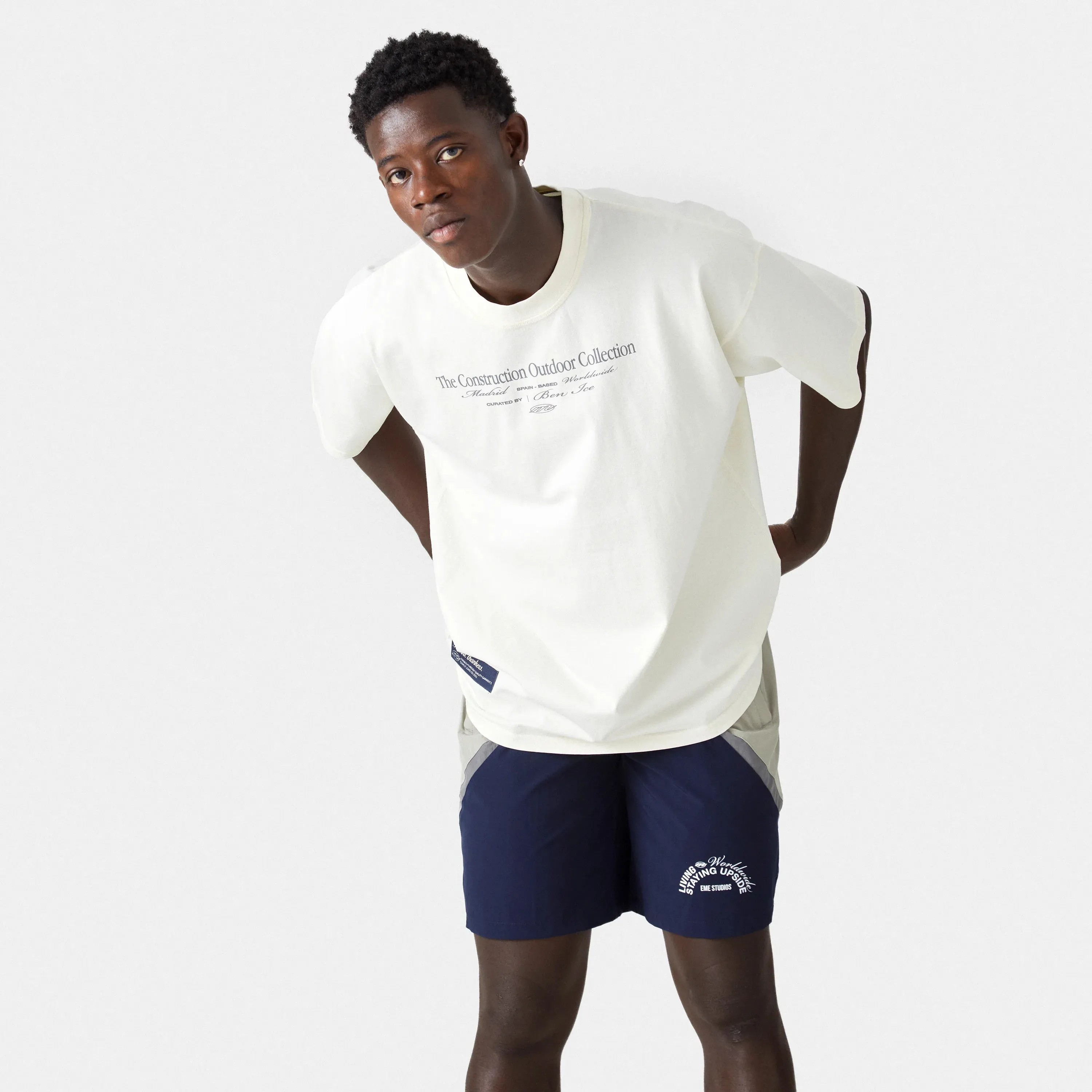 Construction Off Sand Oversized Tee
