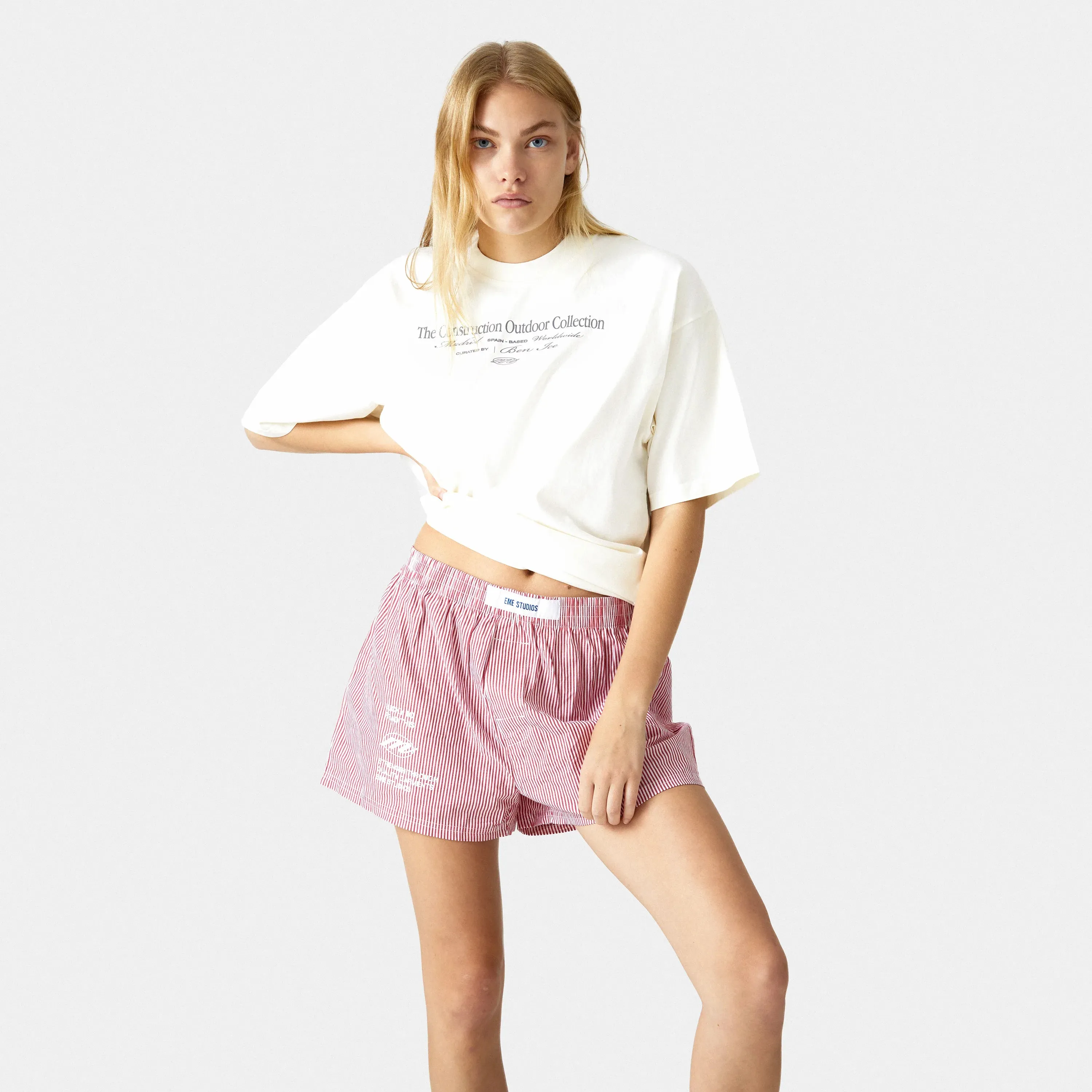 Construction Off Sand Oversized Tee