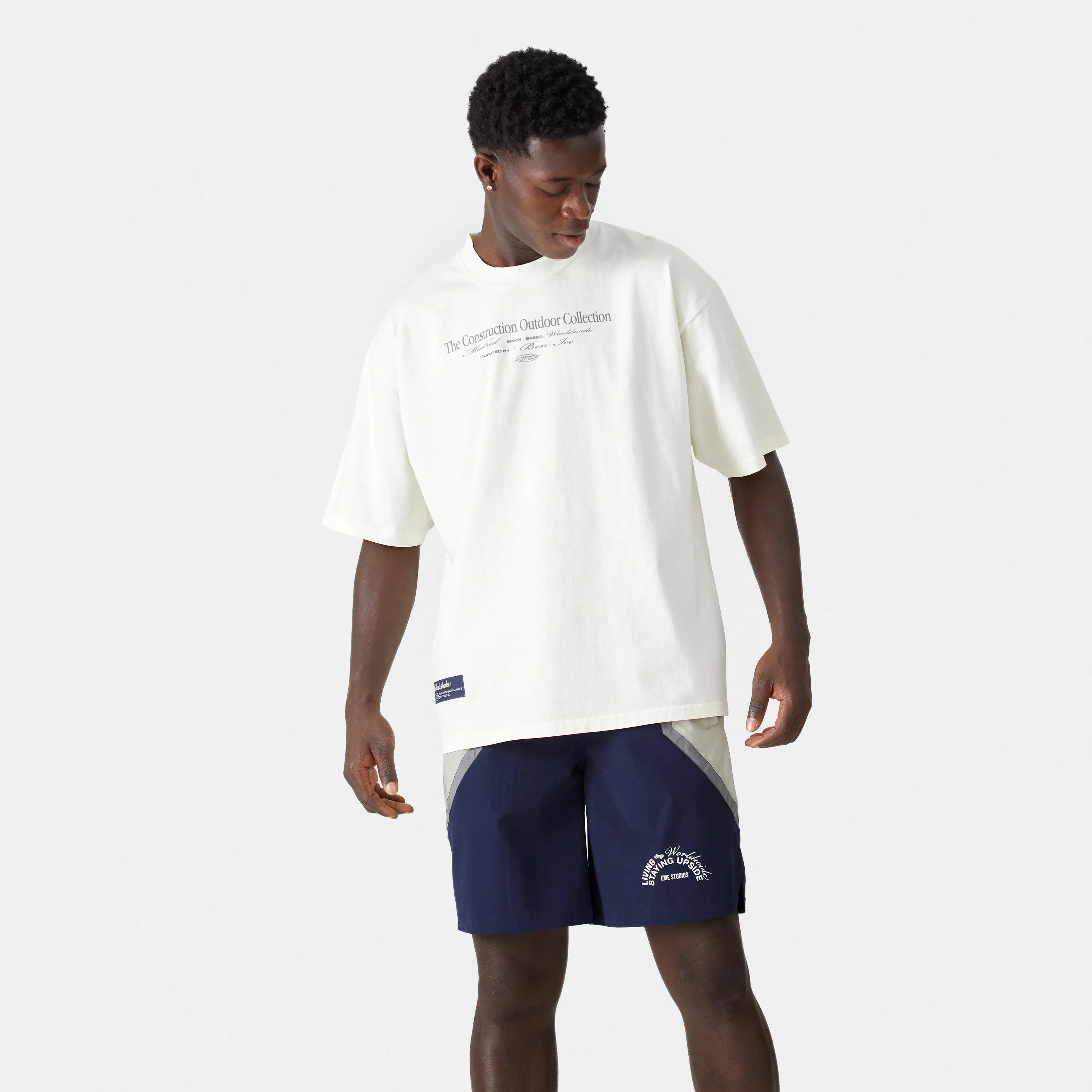 Construction Off Sand Oversized Tee