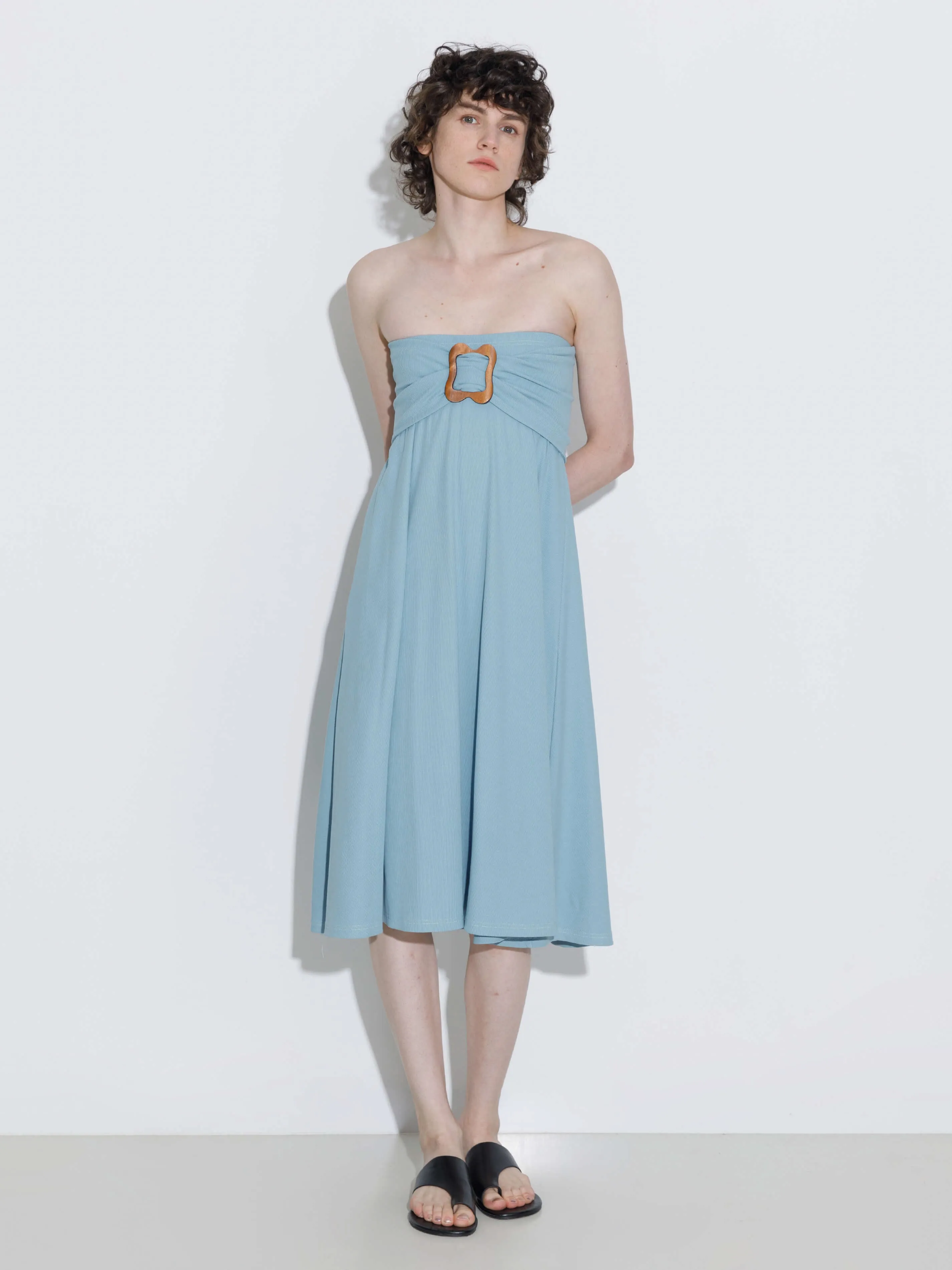 Convertible Strapless A-Line Dress & Skirt