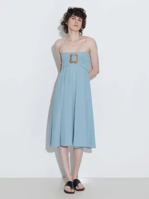 Convertible Strapless A-Line Dress & Skirt