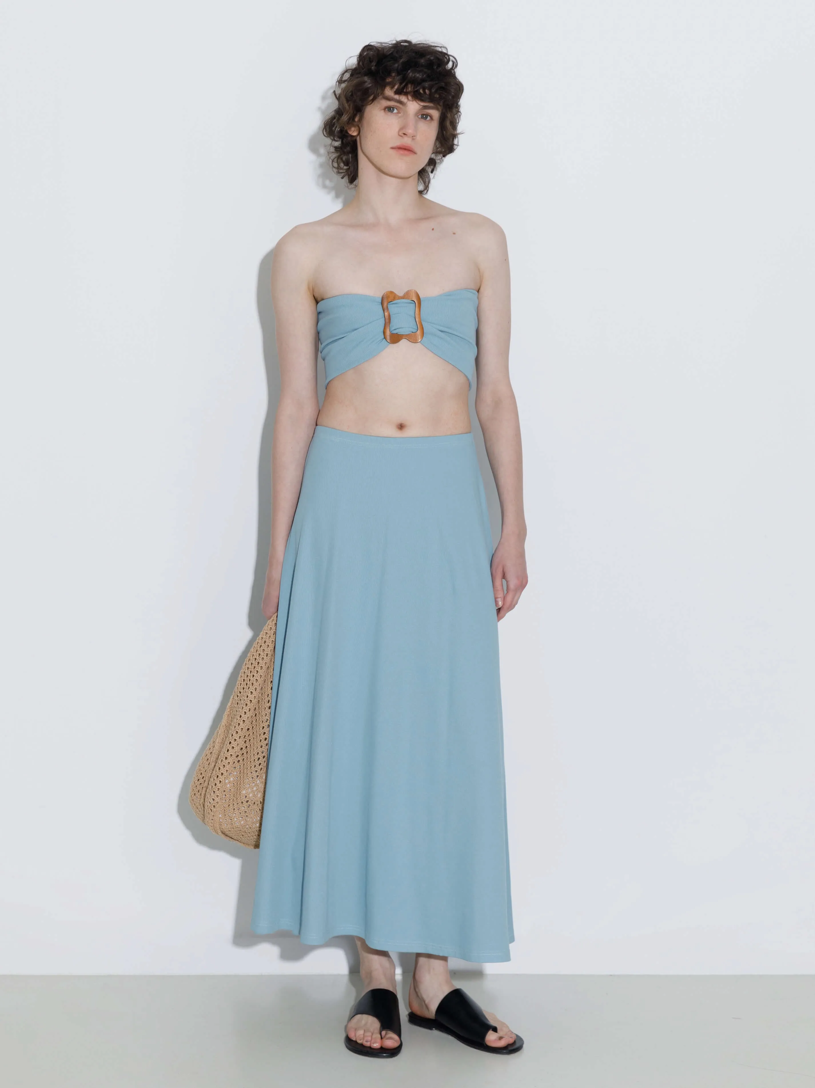 Convertible Strapless A-Line Dress & Skirt
