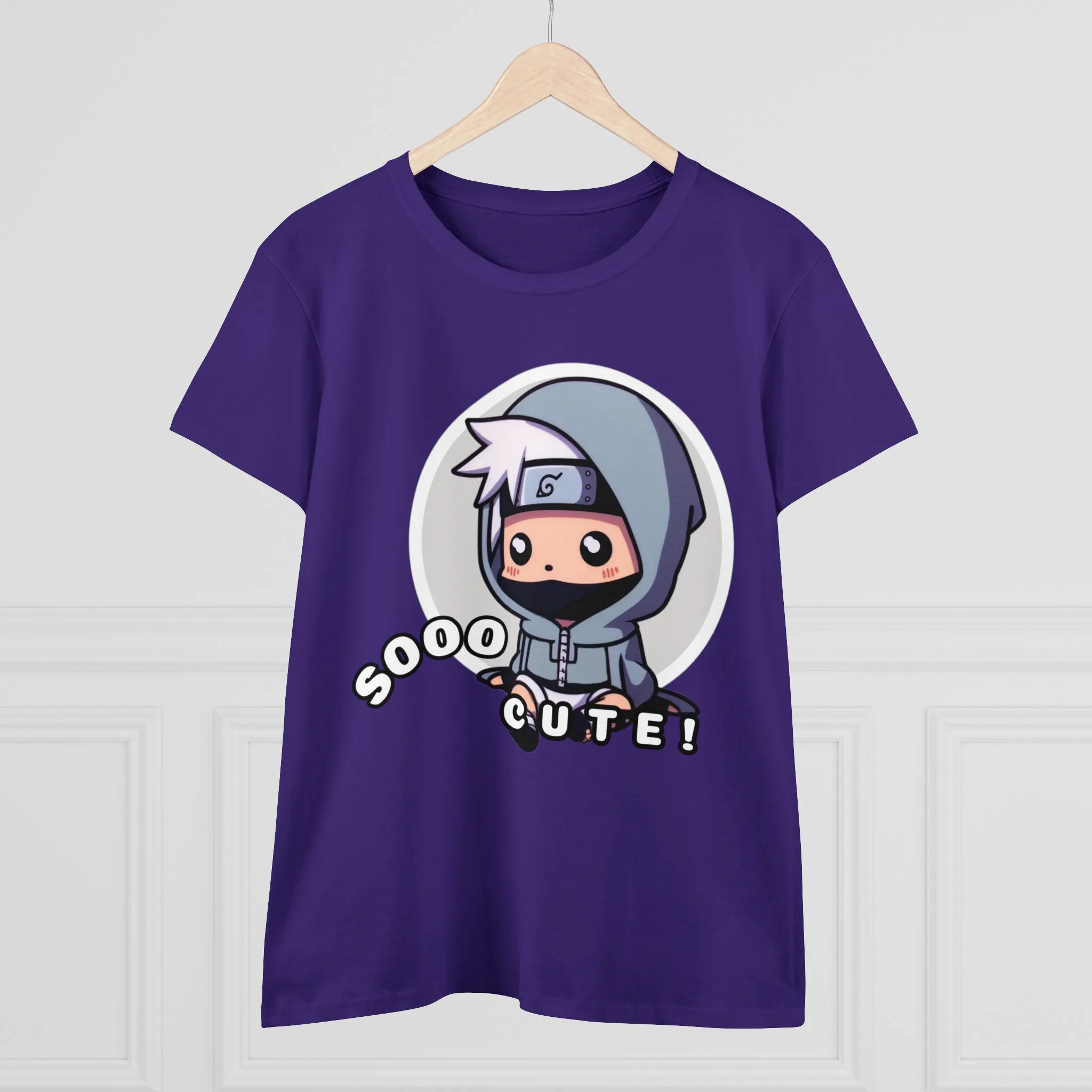 Cute Edition: Copy ninja technique; mini shadow clone jutsu, Women's Cotton Graphic Tee