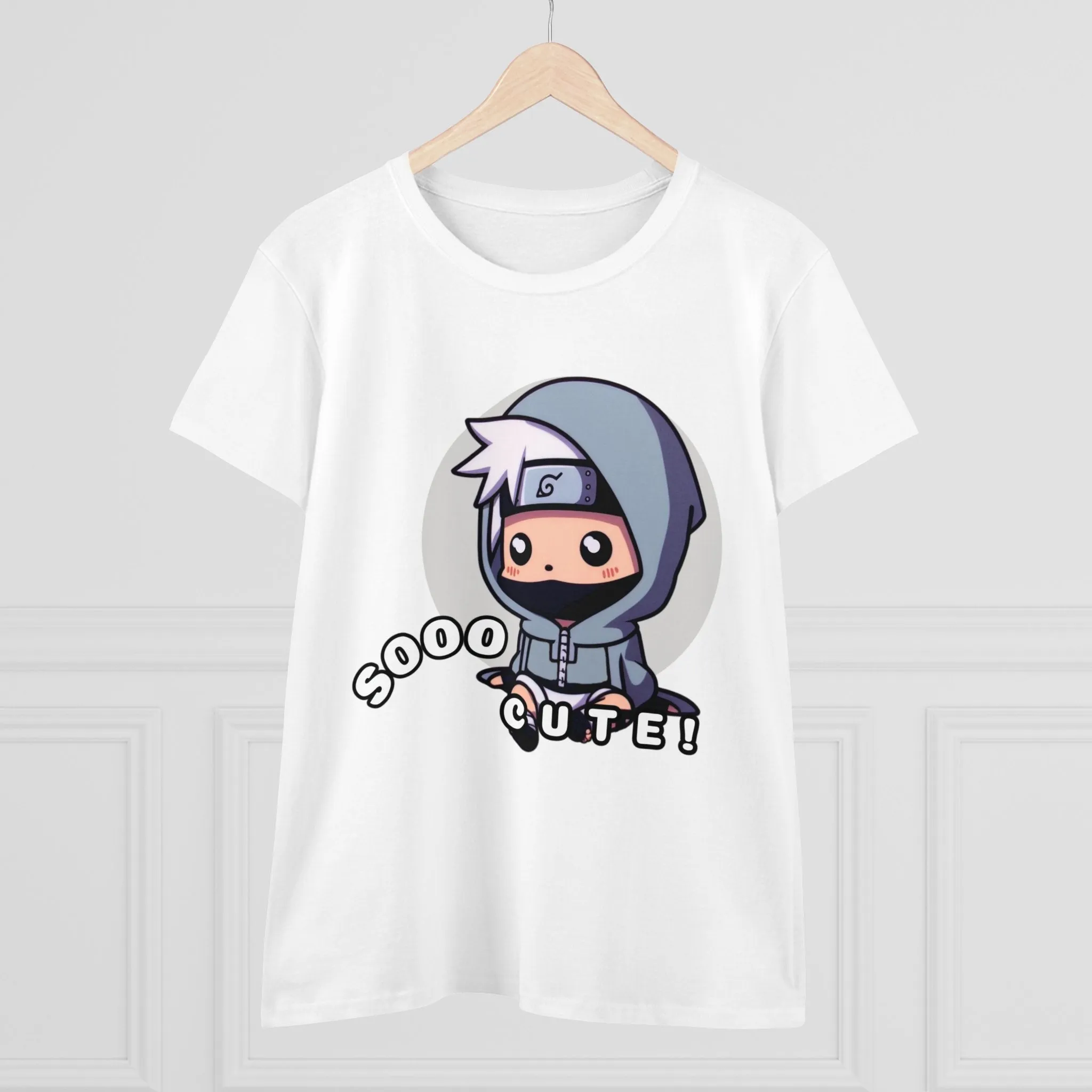 Cute Edition: Copy ninja technique; mini shadow clone jutsu, Women's Cotton Graphic Tee