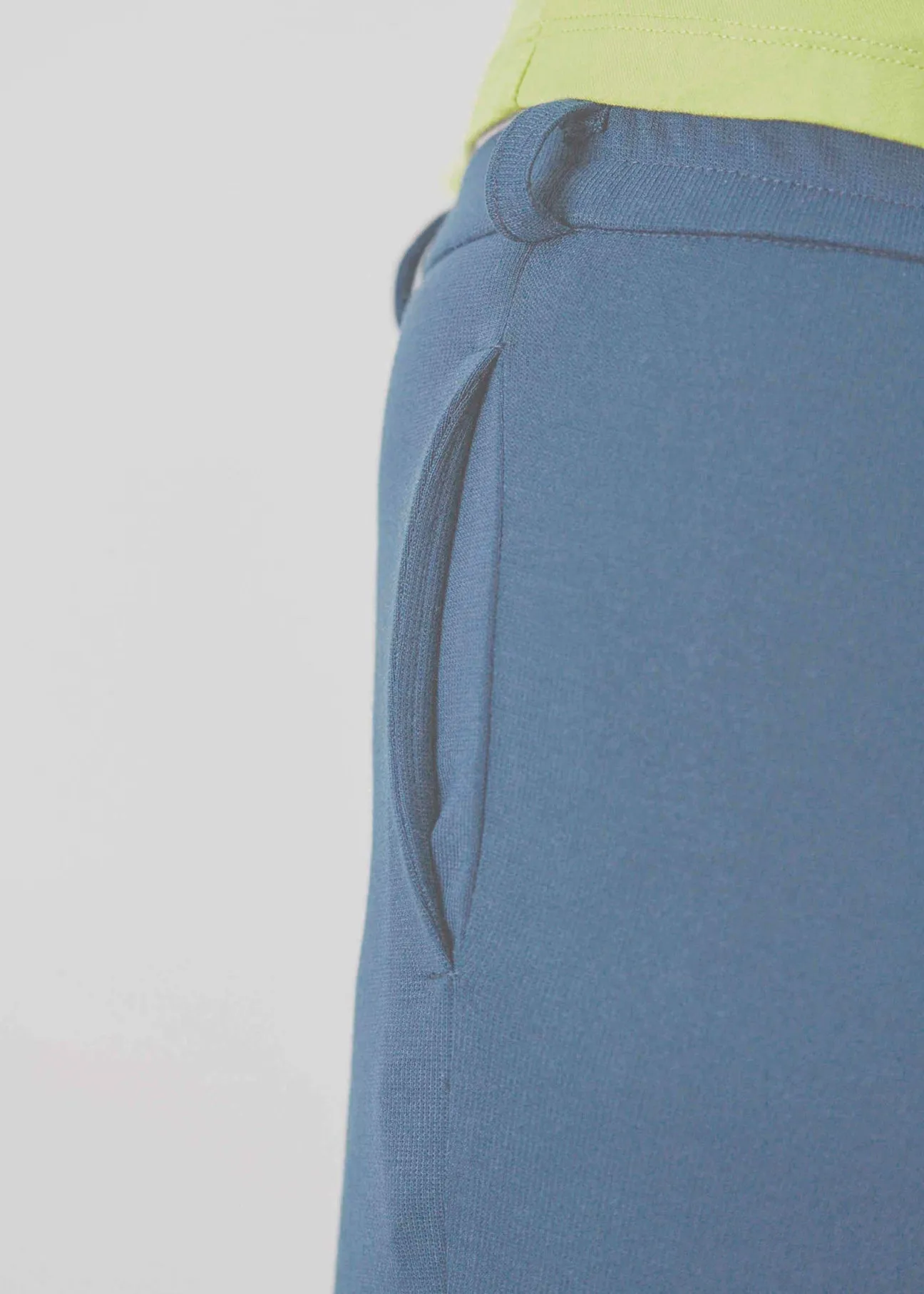 Flavia Straight Leg Ponte Jersey Pull On Trousers
