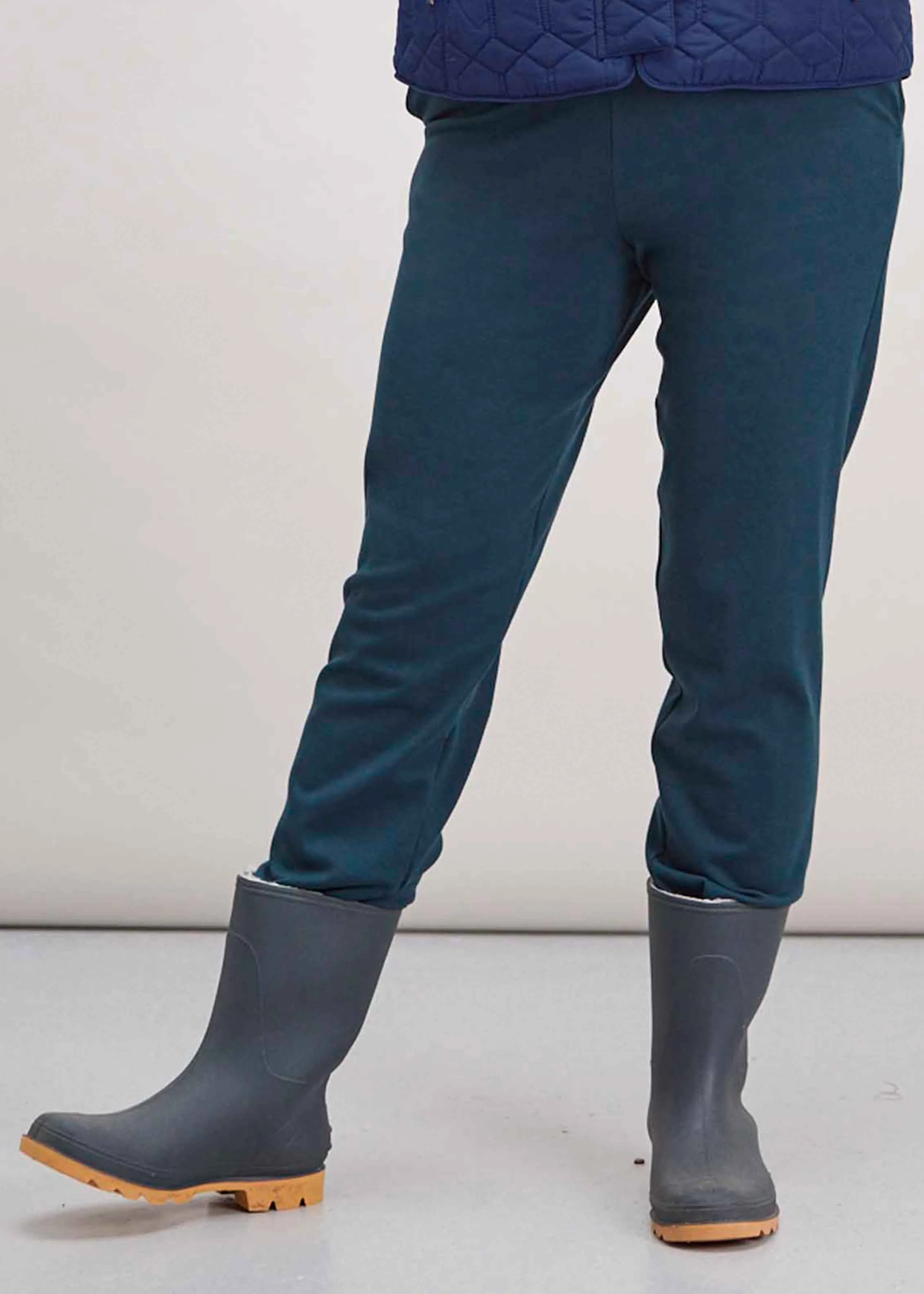 Flavia Straight Leg Ponte Jersey Pull On Trousers