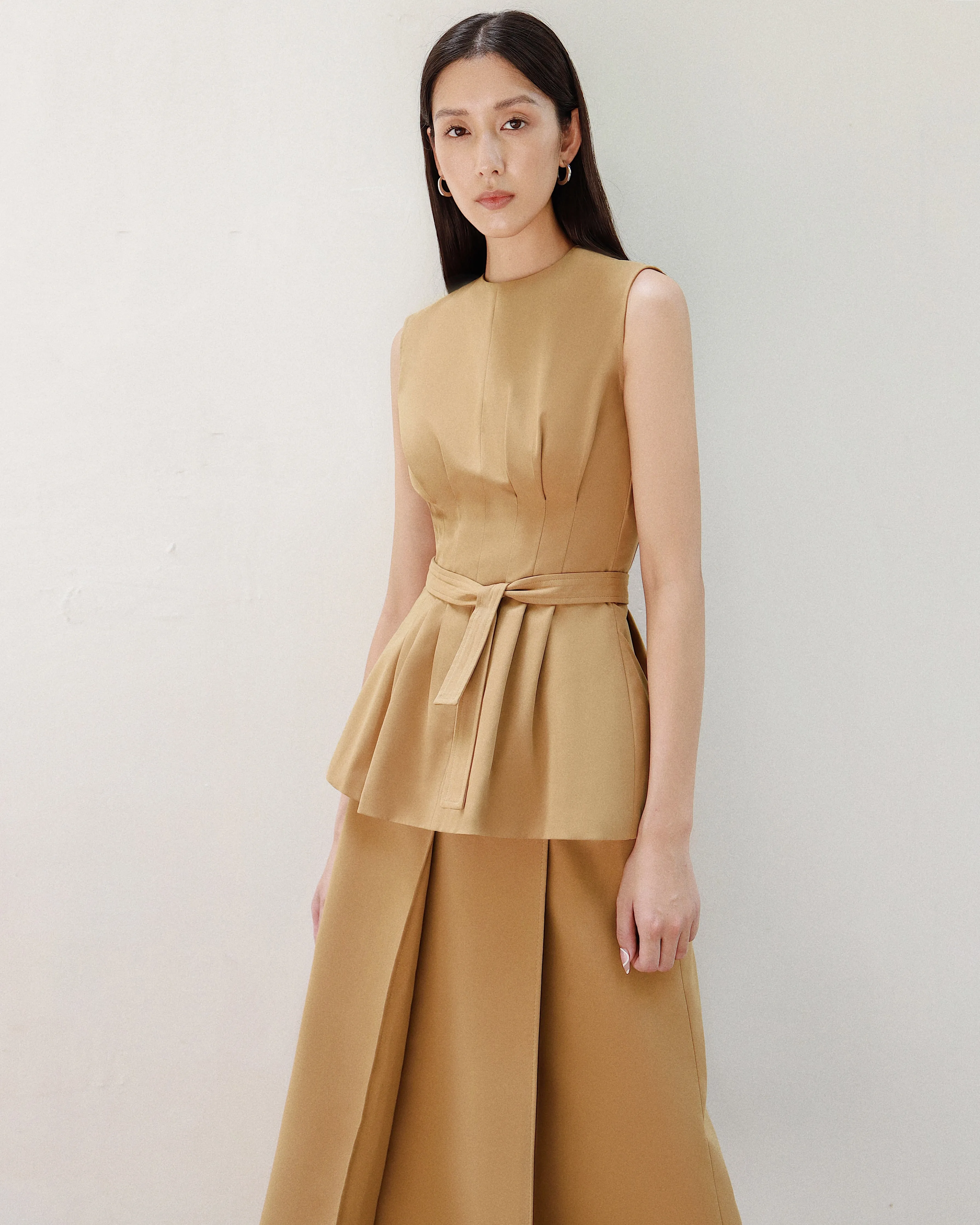 Folded A-Line Skirt