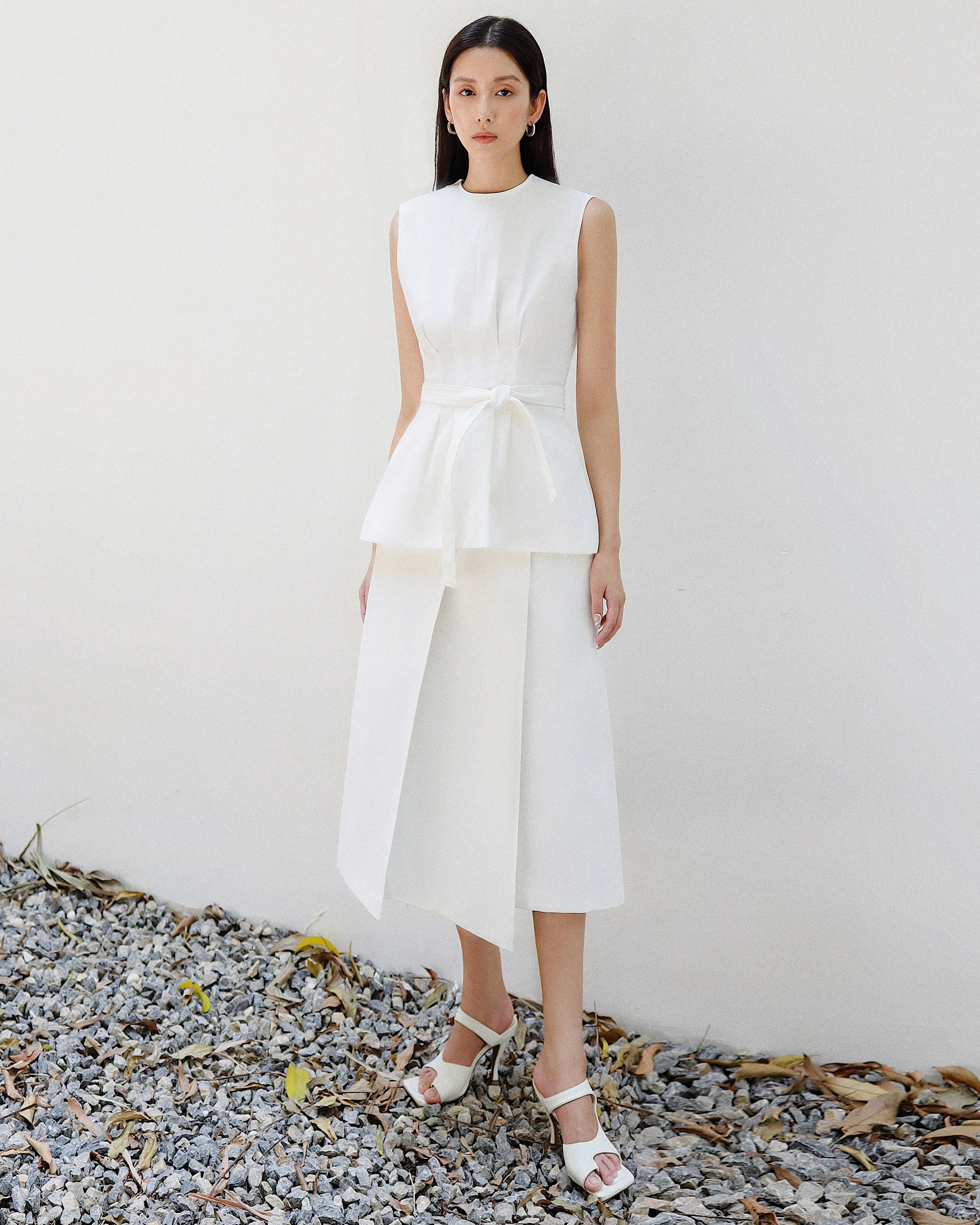 Folded A-Line Skirt