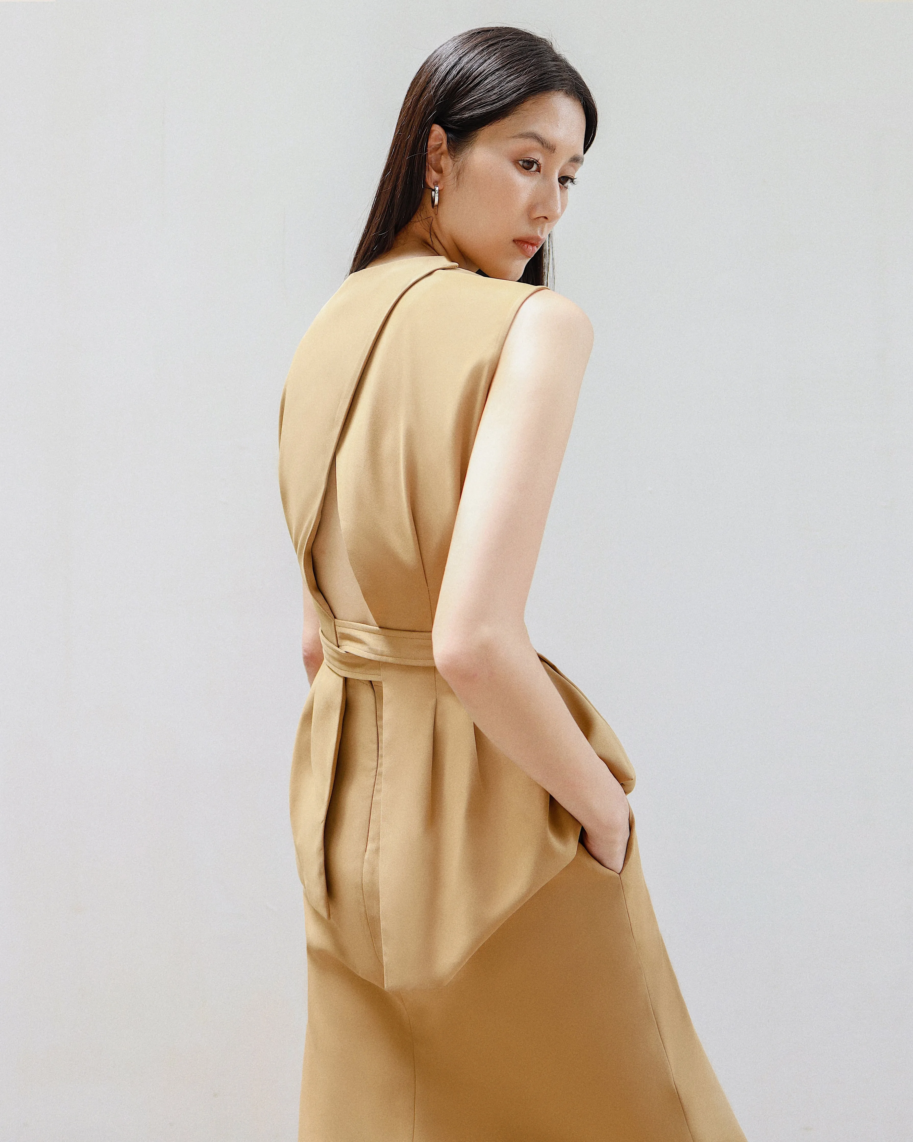 Folded A-Line Skirt