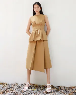 Folded A-Line Skirt
