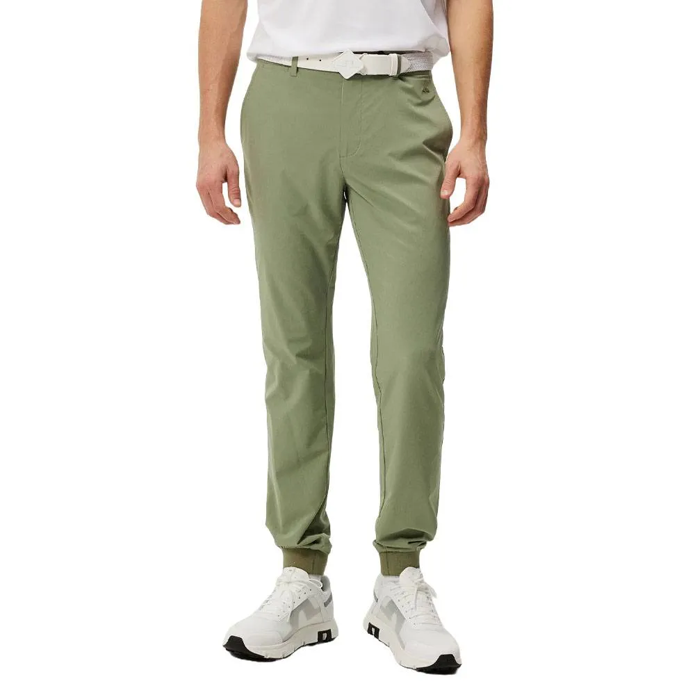 J.Lindeberg Cuff Jogger Golf Pants Oil Green - SP24