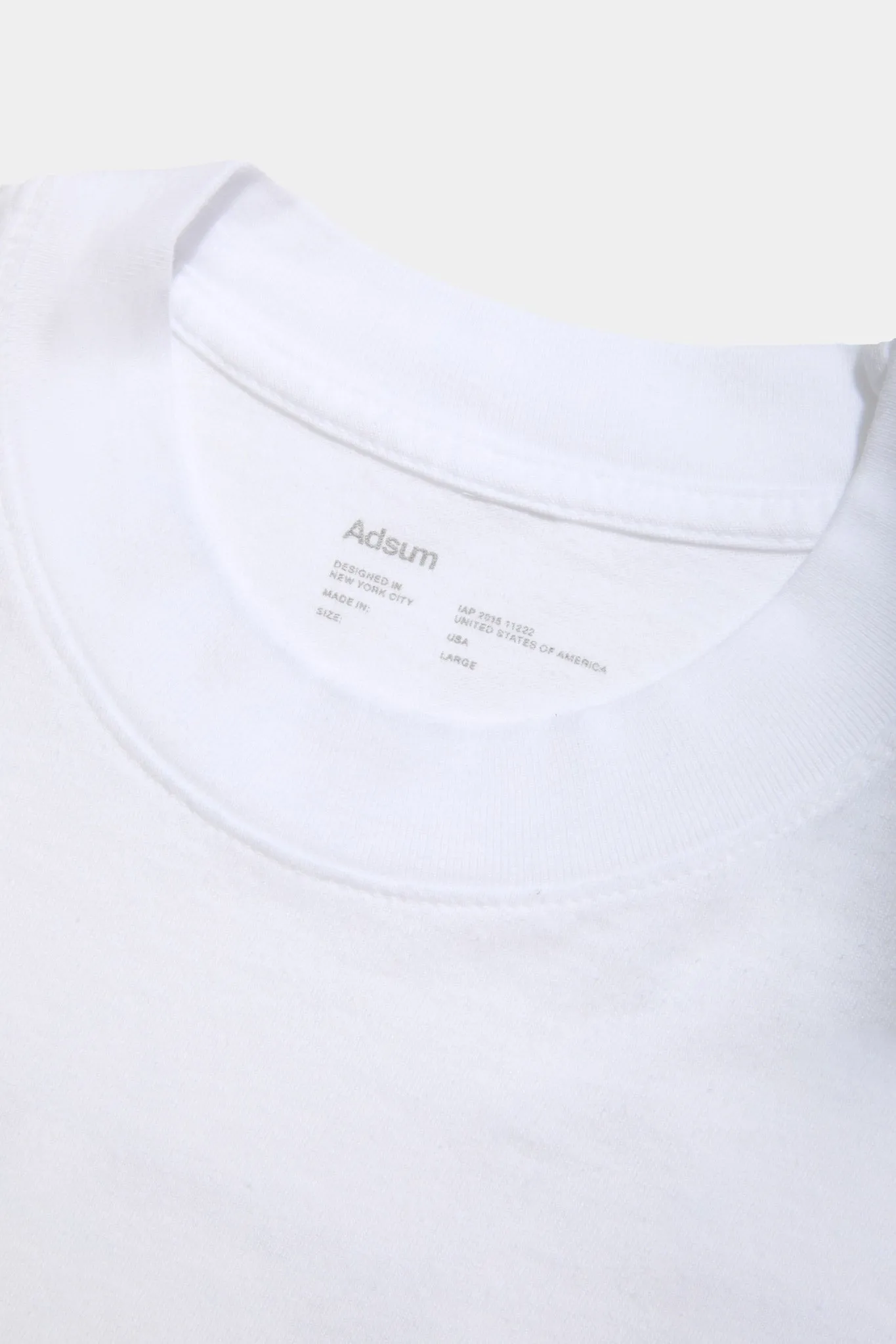 LS Pocket Tee - White
