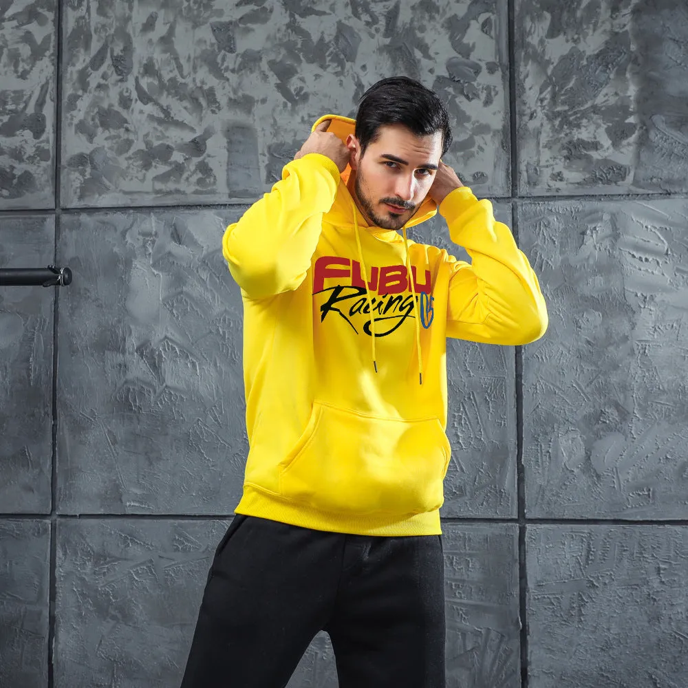 Men Graphic Hoodie Fashion Men's and Women's Hooded Fleece-Lined Casual Sweatshirt