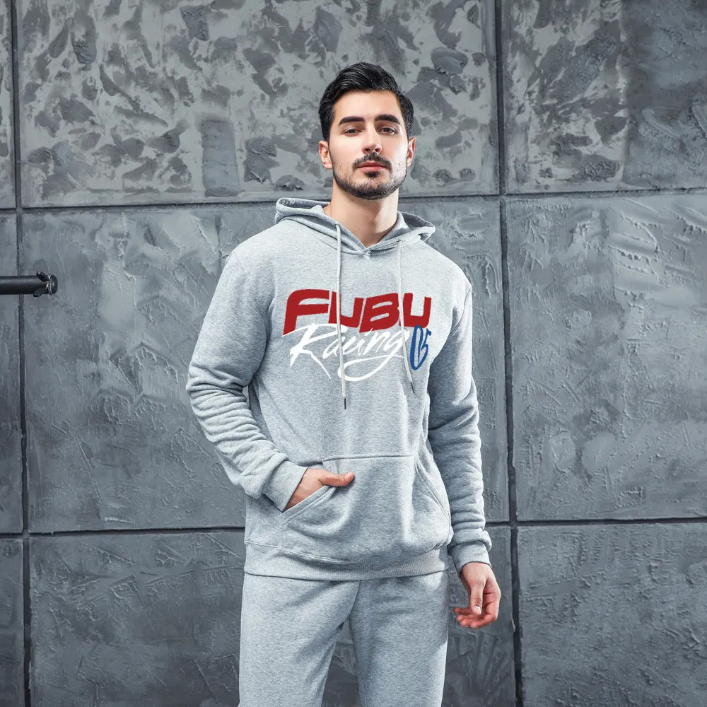 Men Graphic Hoodie Fashion Men's and Women's Hooded Fleece-Lined Casual Sweatshirt