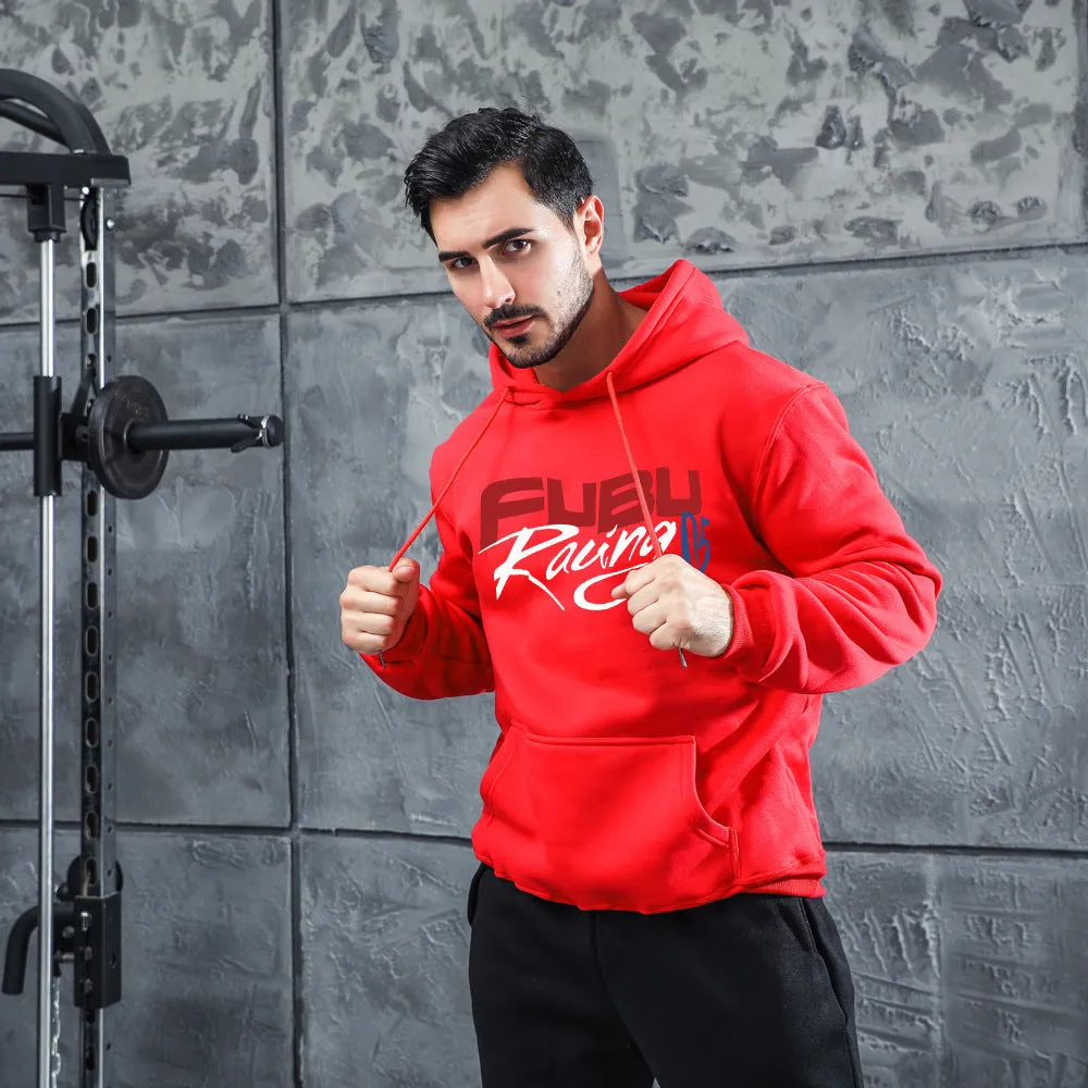 Men Graphic Hoodie Fashion Men's and Women's Hooded Fleece-Lined Casual Sweatshirt