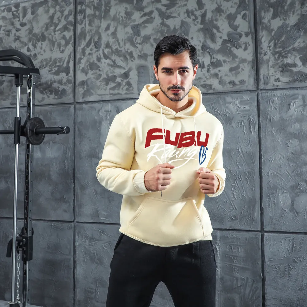Men Graphic Hoodie Fashion Men's and Women's Hooded Fleece-Lined Casual Sweatshirt