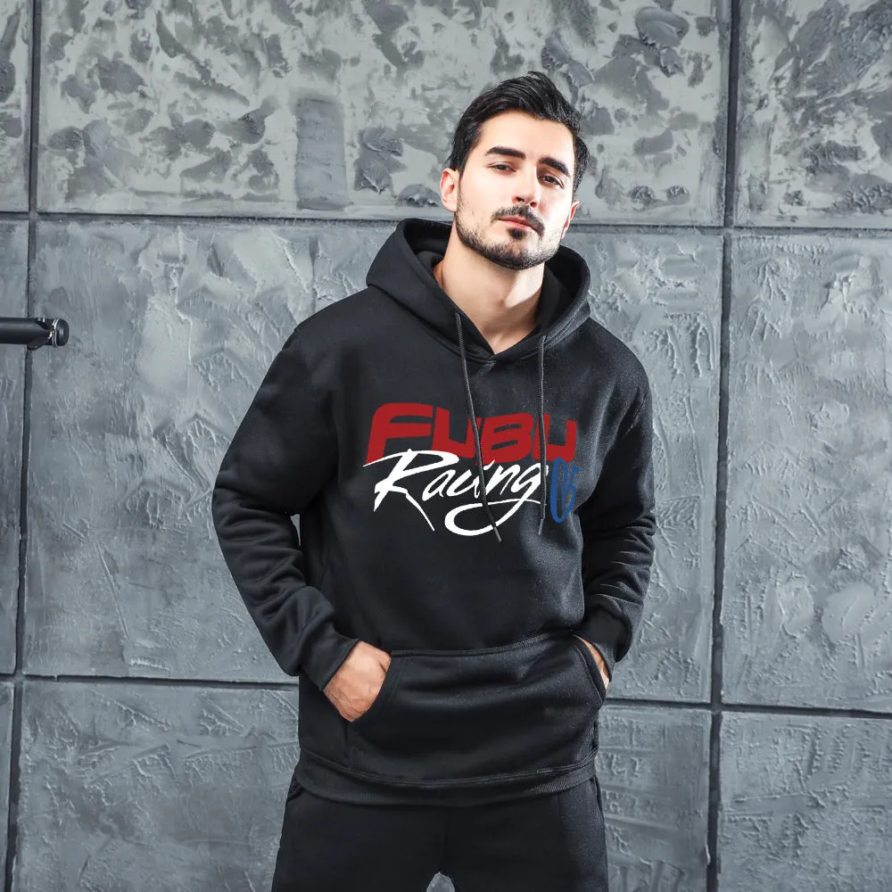 Men Graphic Hoodie Fashion Men's and Women's Hooded Fleece-Lined Casual Sweatshirt