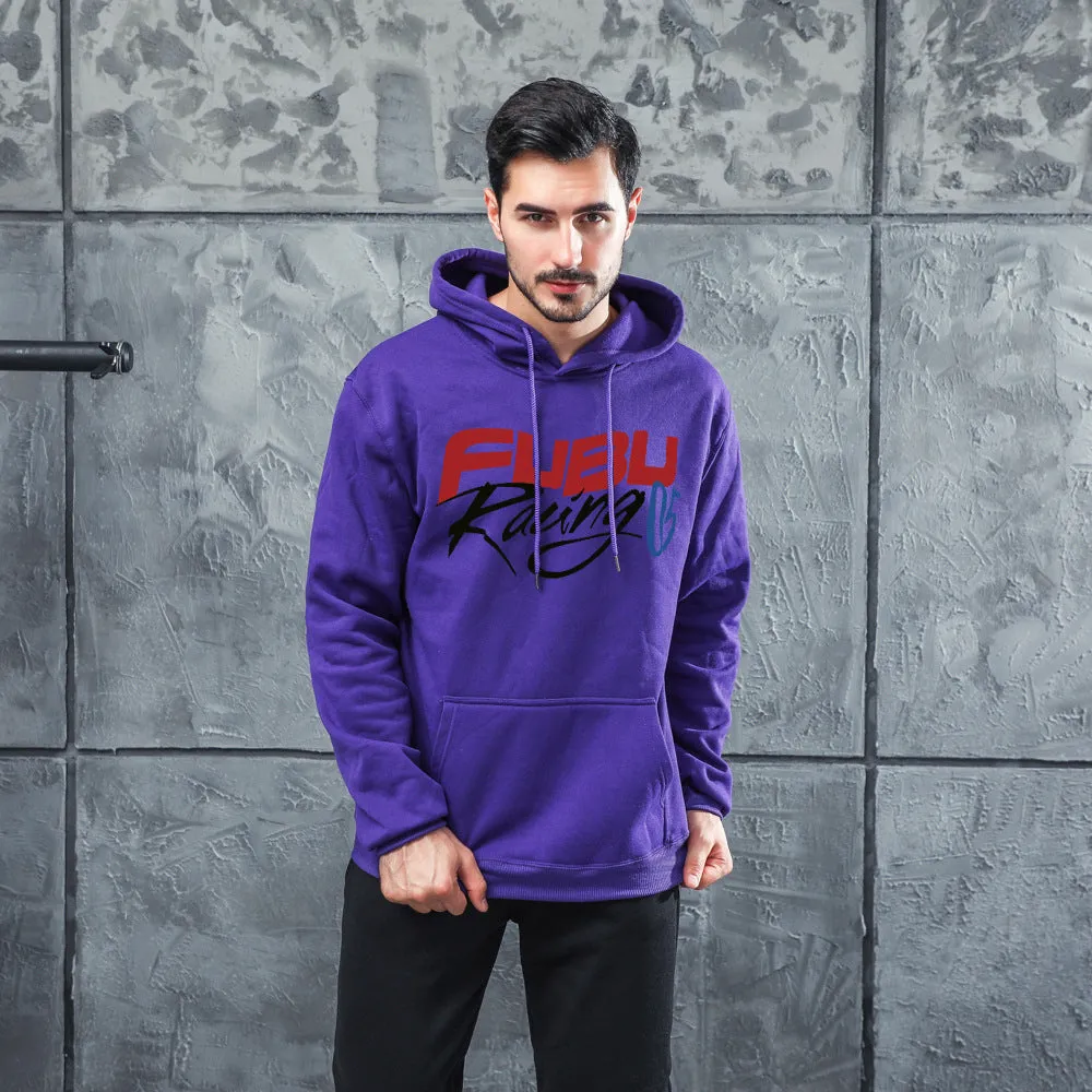 Men Graphic Hoodie Fashion Men's and Women's Hooded Fleece-Lined Casual Sweatshirt