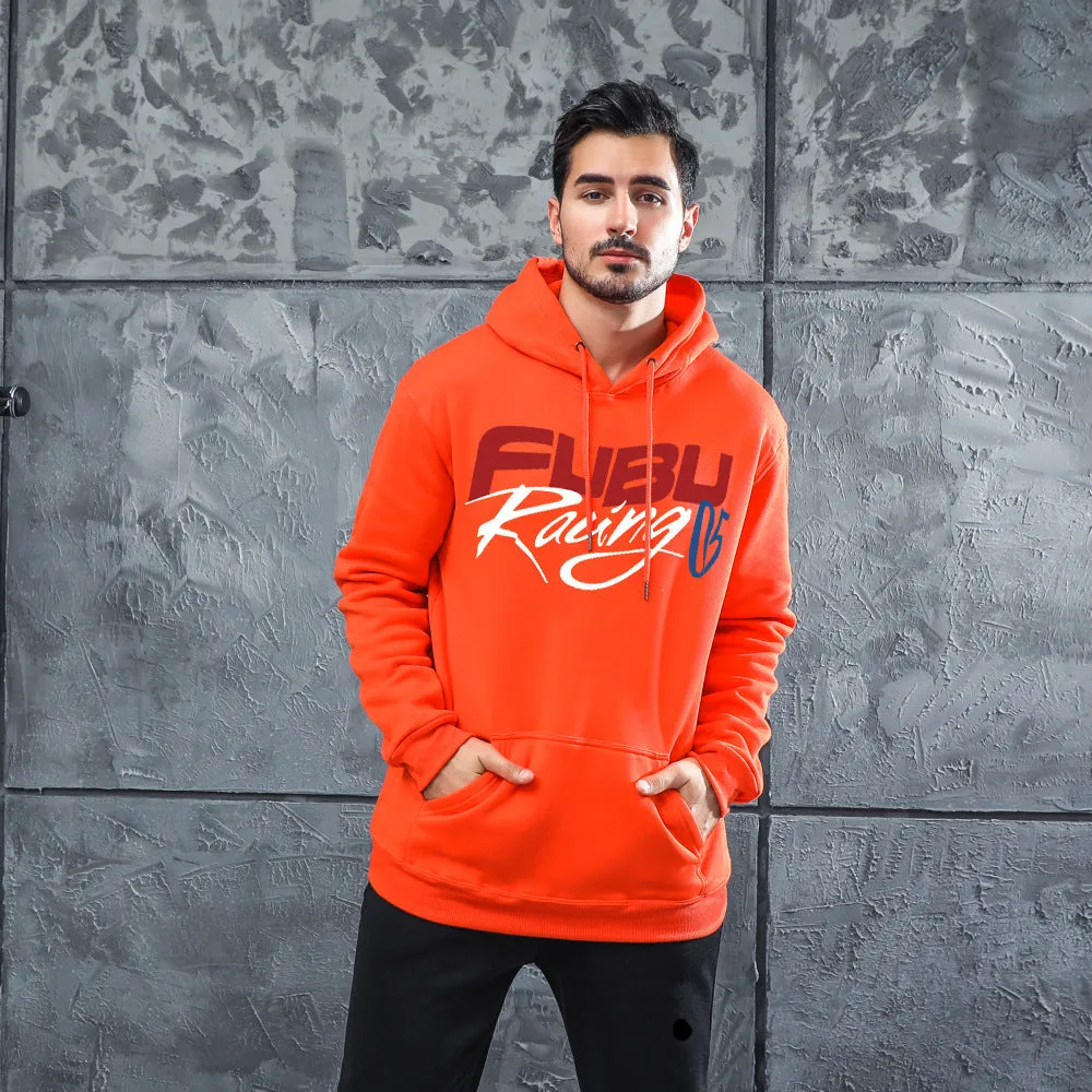 Men Graphic Hoodie Fashion Men's and Women's Hooded Fleece-Lined Casual Sweatshirt