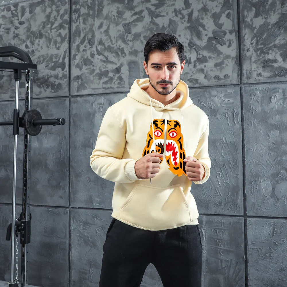 Men Graphic Hoodie Fashion Men's and Women's Trendy Hoodie Men's Printed Sports Sweater