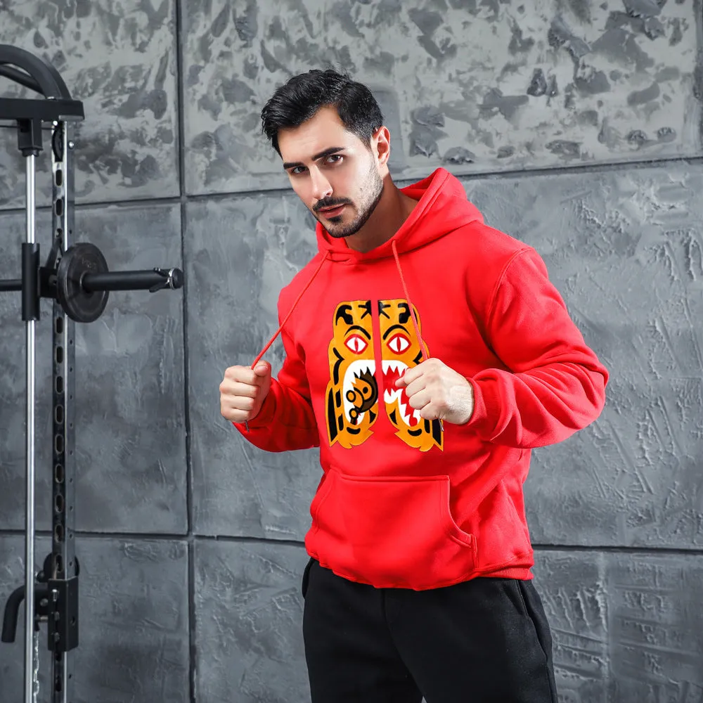 Men Graphic Hoodie Fashion Men's and Women's Trendy Hoodie Men's Printed Sports Sweater