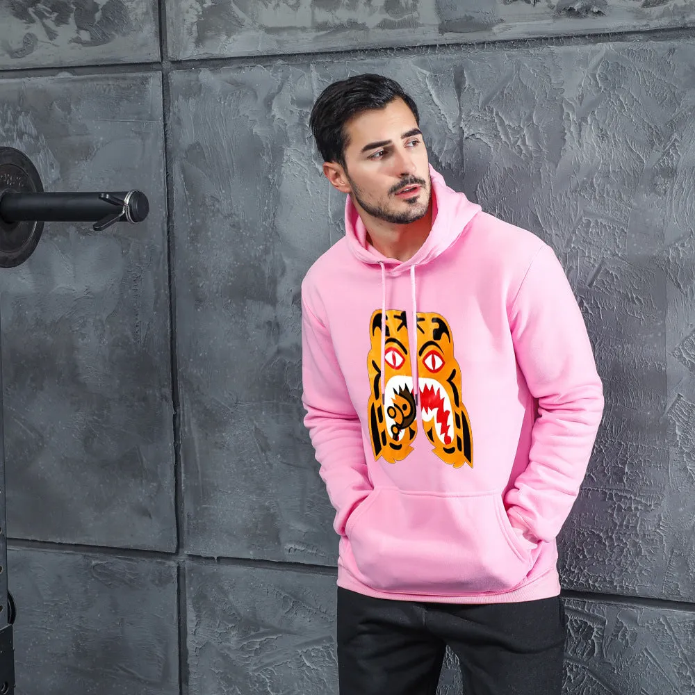 Men Graphic Hoodie Fashion Men's and Women's Trendy Hoodie Men's Printed Sports Sweater
