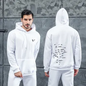 Men Graphic Hoodie Shawn Mendes W Hoodie Print Velvet Padded Hooded Sweatshirt