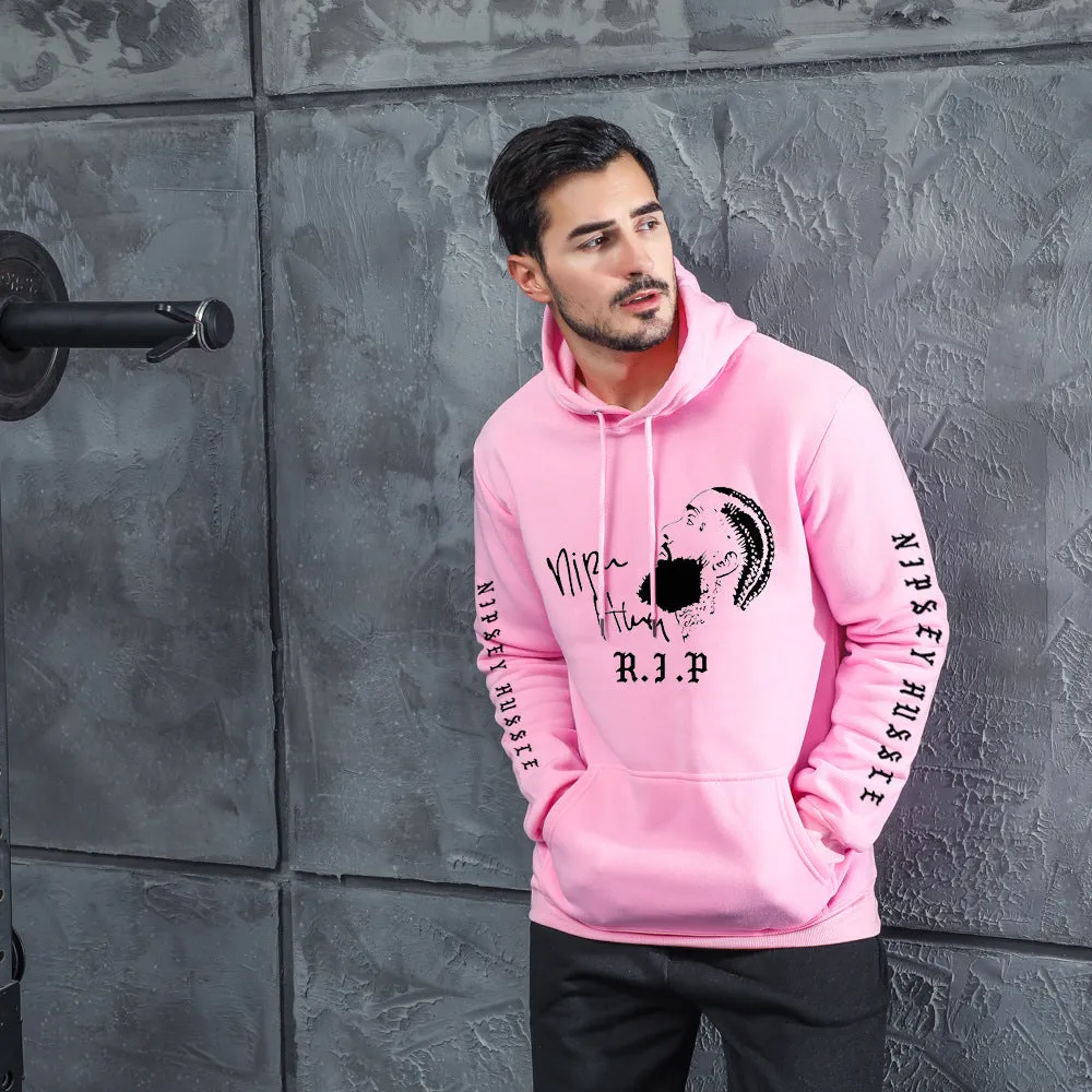 Men's Graphic Hoodie Rap Singer Polo Men's Hoodie