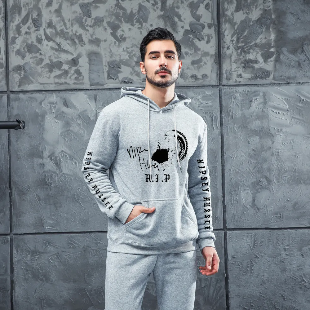 Men's Graphic Hoodie Rap Singer Polo Men's Hoodie