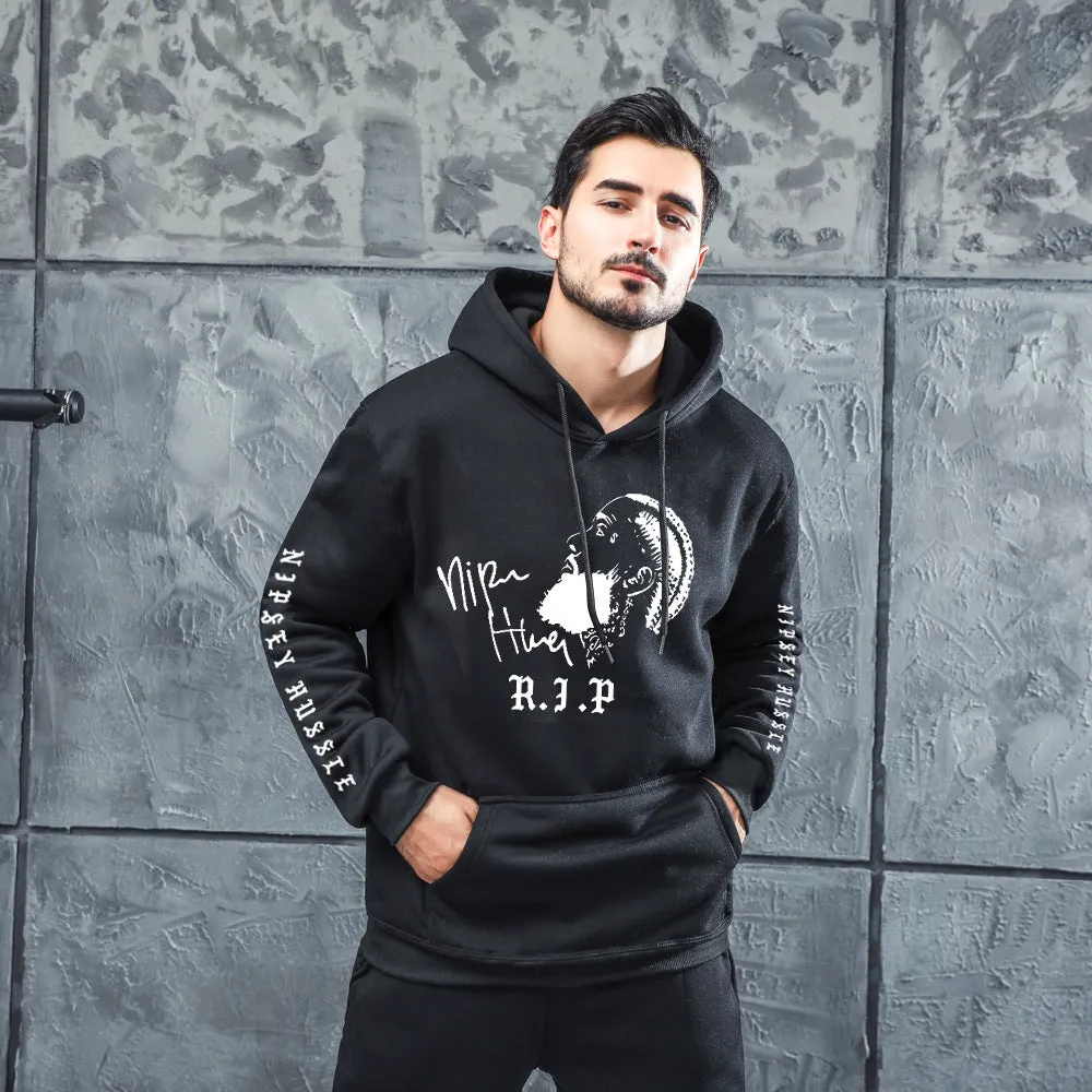 Men's Graphic Hoodie Rap Singer Polo Men's Hoodie