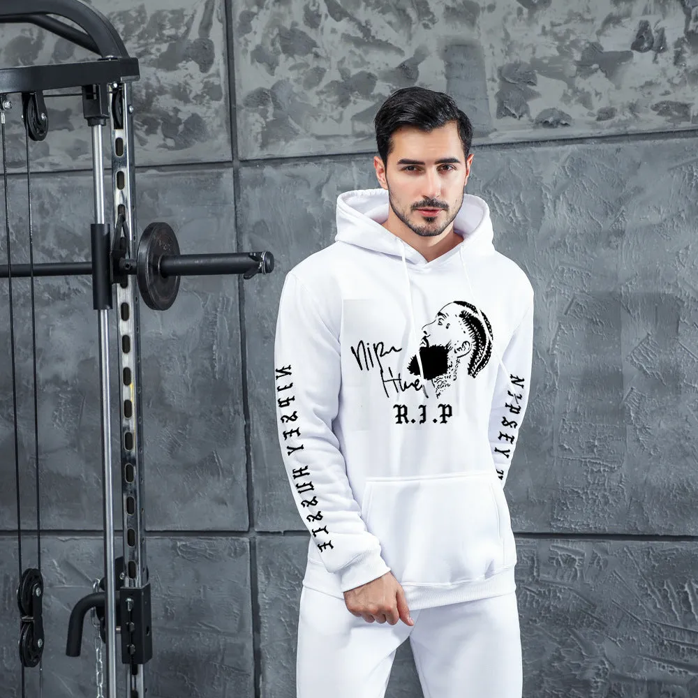 Men's Graphic Hoodie Rap Singer Polo Men's Hoodie