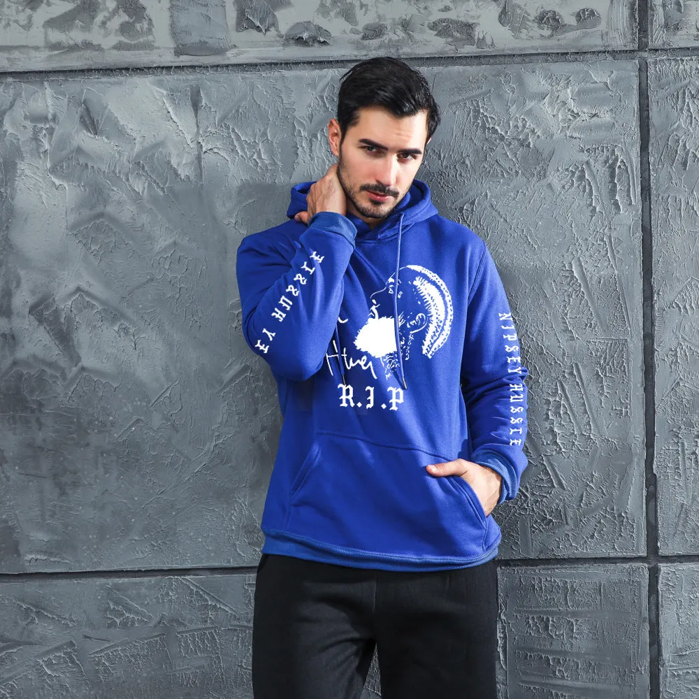 Men's Graphic Hoodie Rap Singer Polo Men's Hoodie