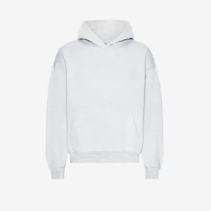 Organic Oversized Hoodie - Snow Melange