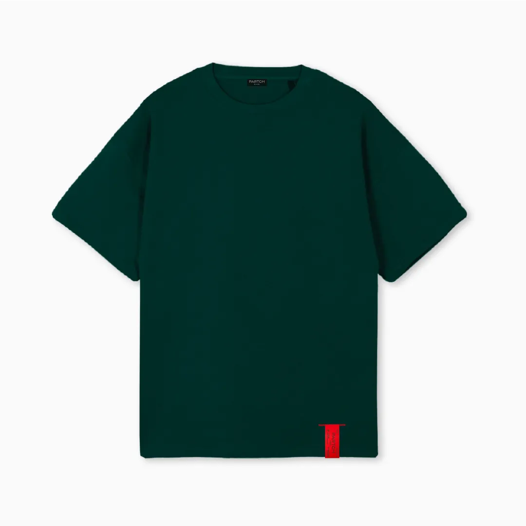 PARTCH Must Oversized Tee Organic Cotton Green