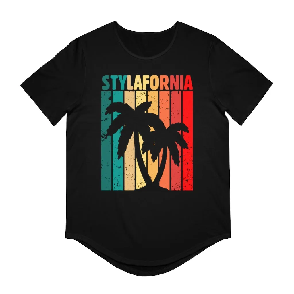 RM Stylafornia Jersey Curved Hem Tee