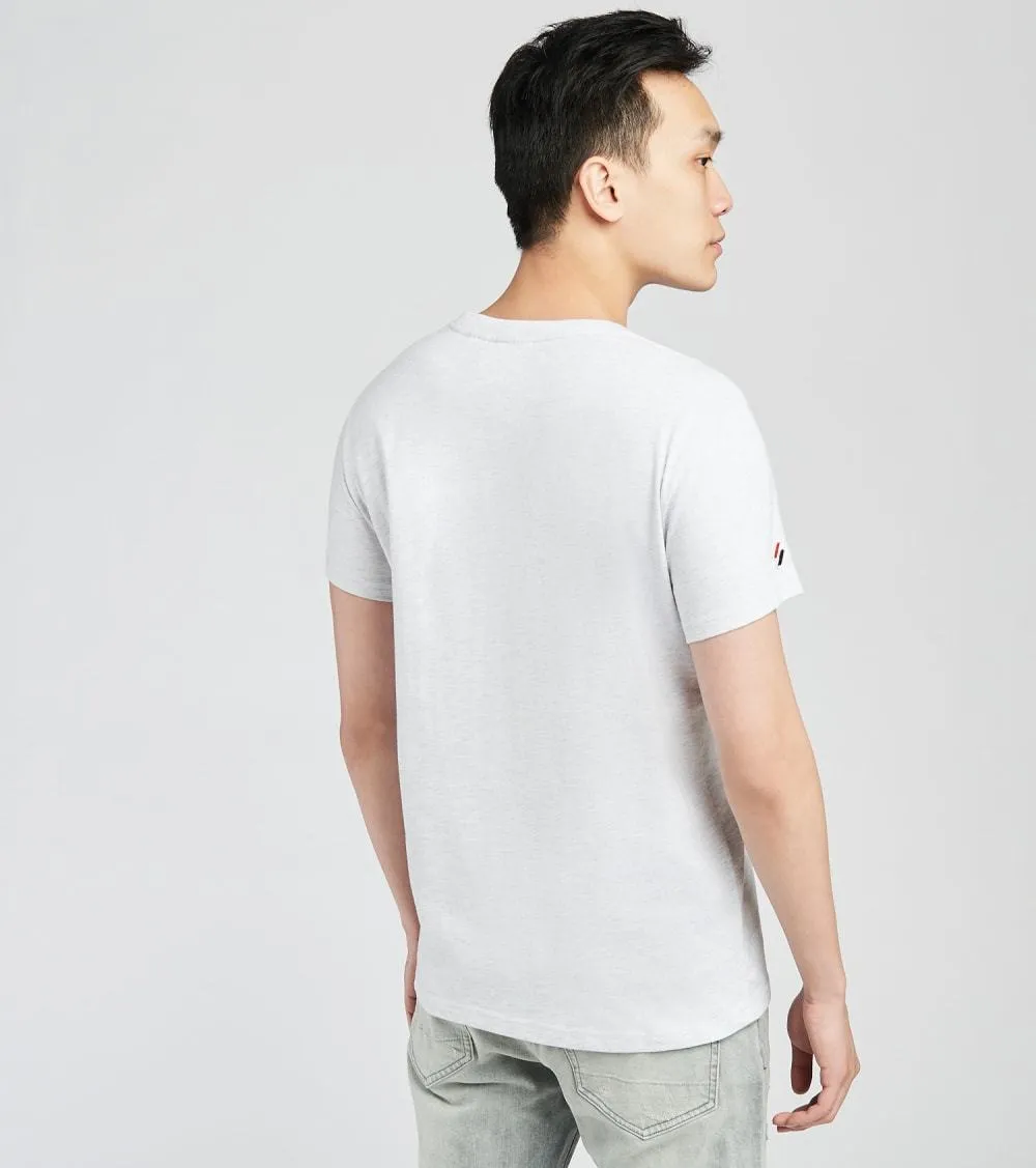 Superdry SPORTSTYLE APPLIQUÉ TEE Men’s -ICE-MARL