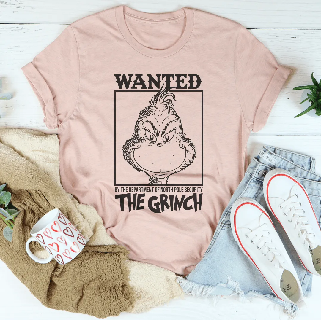 Wanted By The Department Of North Pole Tee